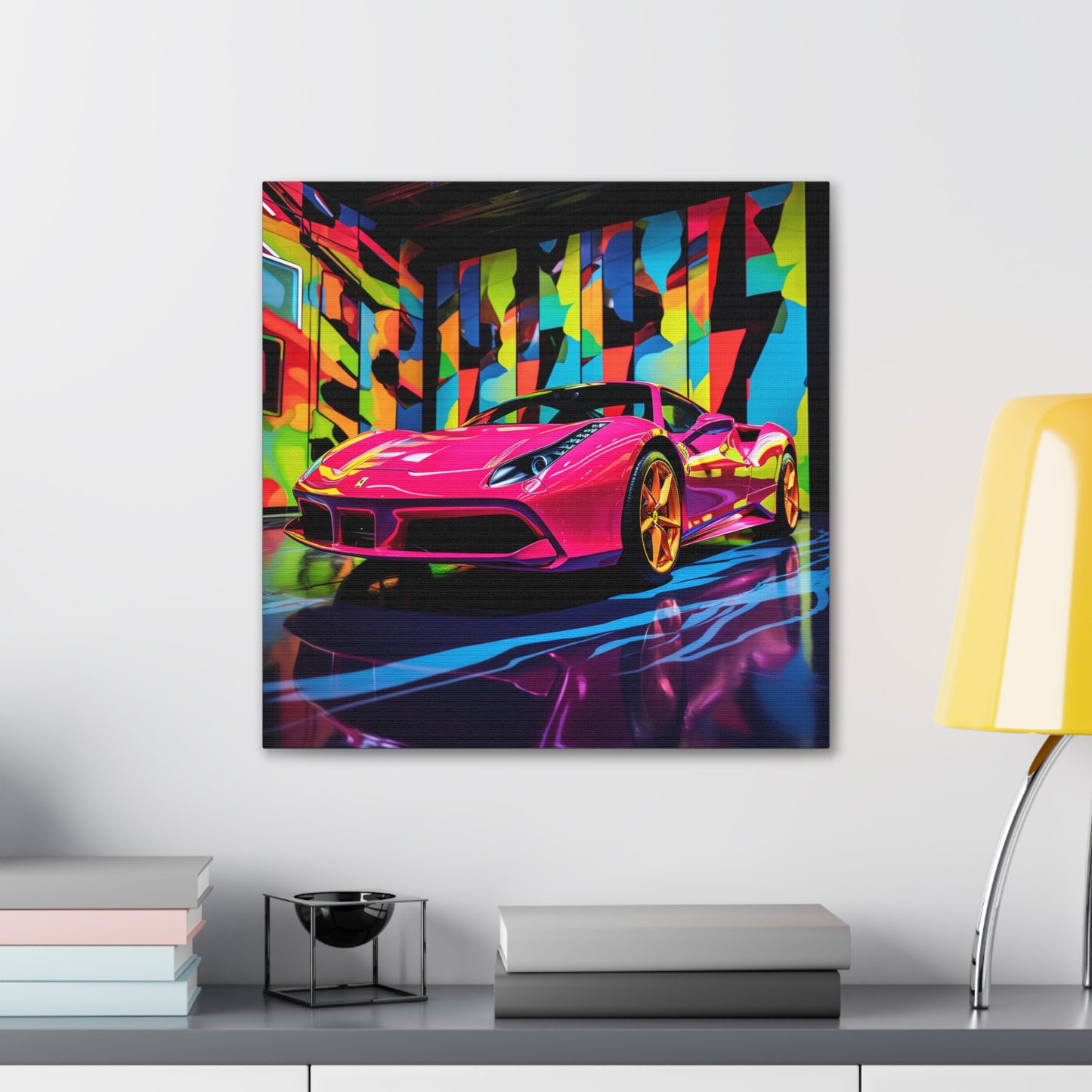 Canvas Gallery Wraps Ferrari Flair Macro 1