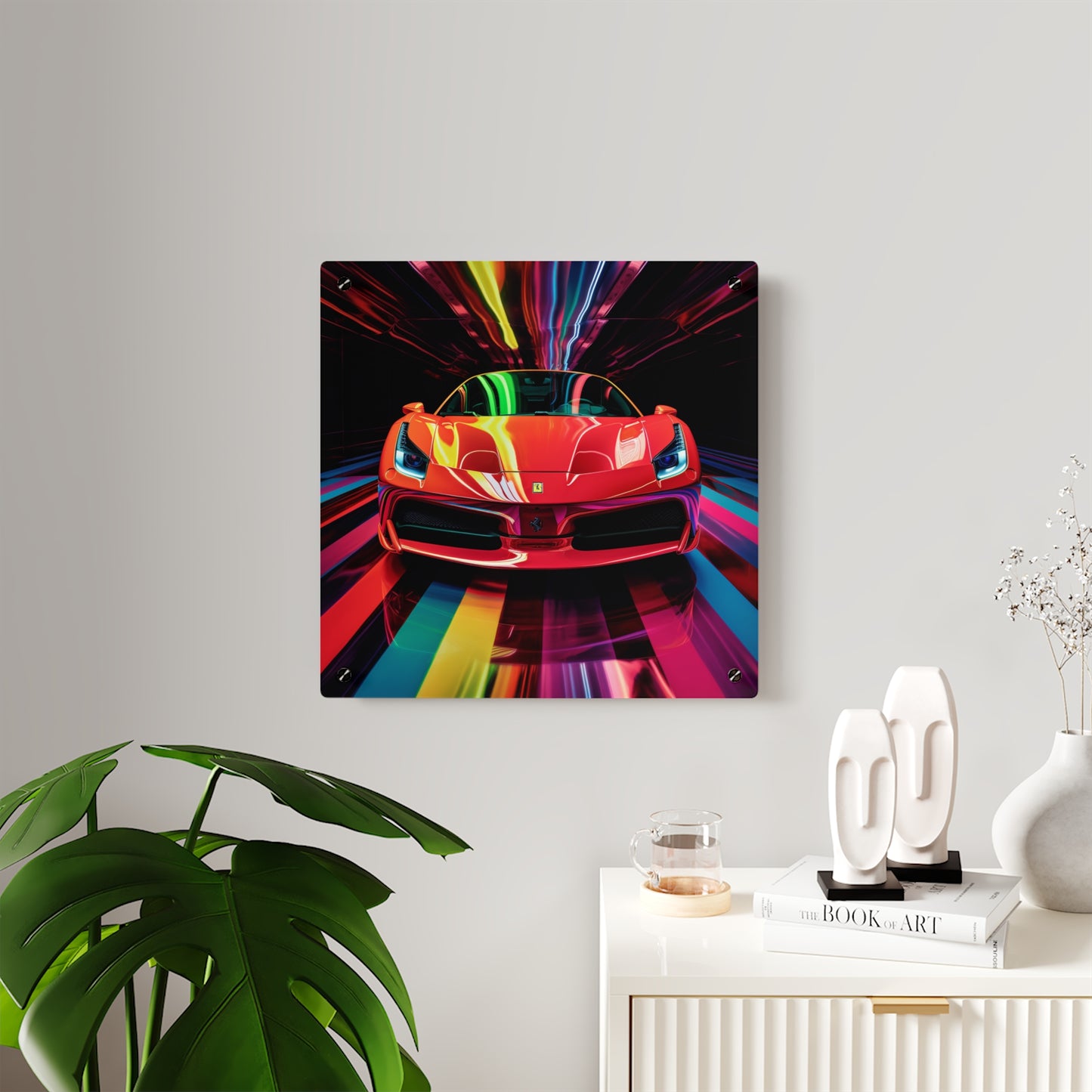 Acrylic Wall Art Panels Ferrari Flair Macro 3