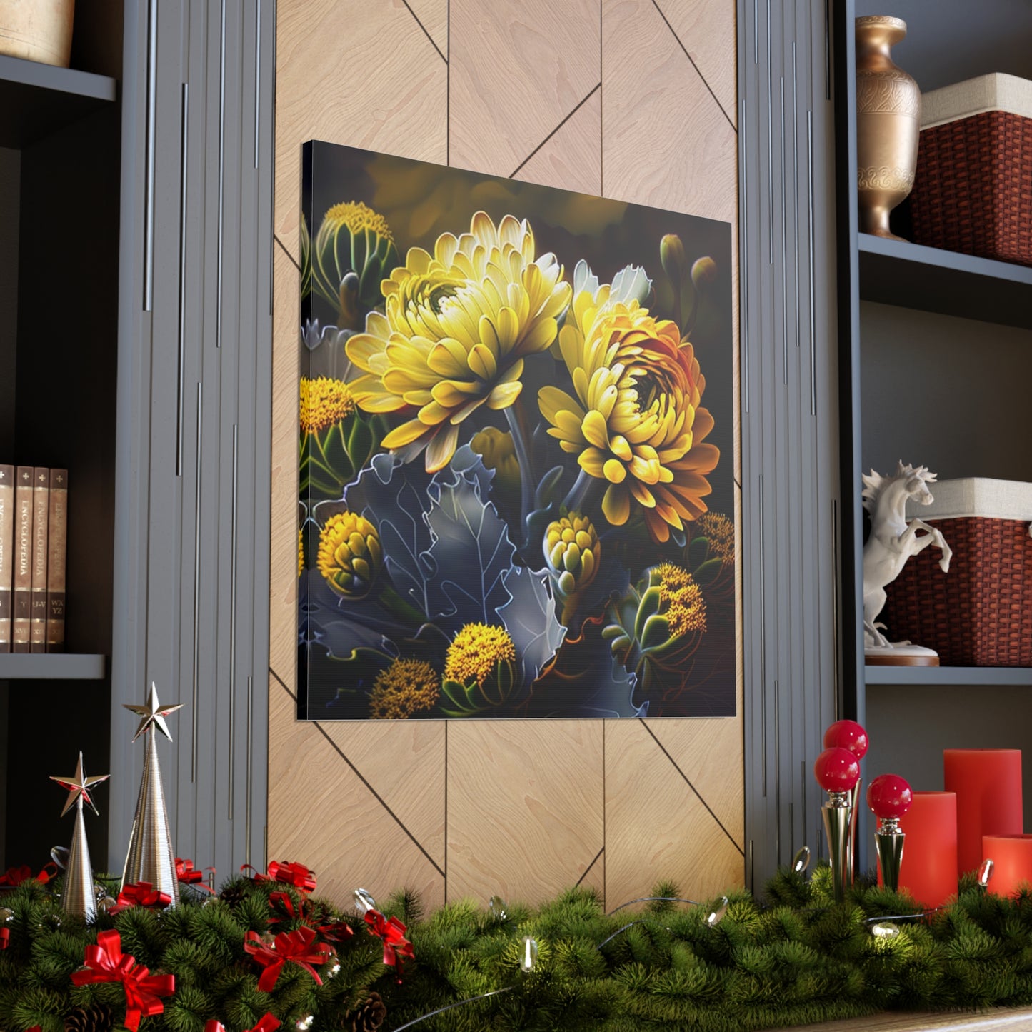 Canvas Gallery Wraps Yellow Hermosas Flores Amarillas 1
