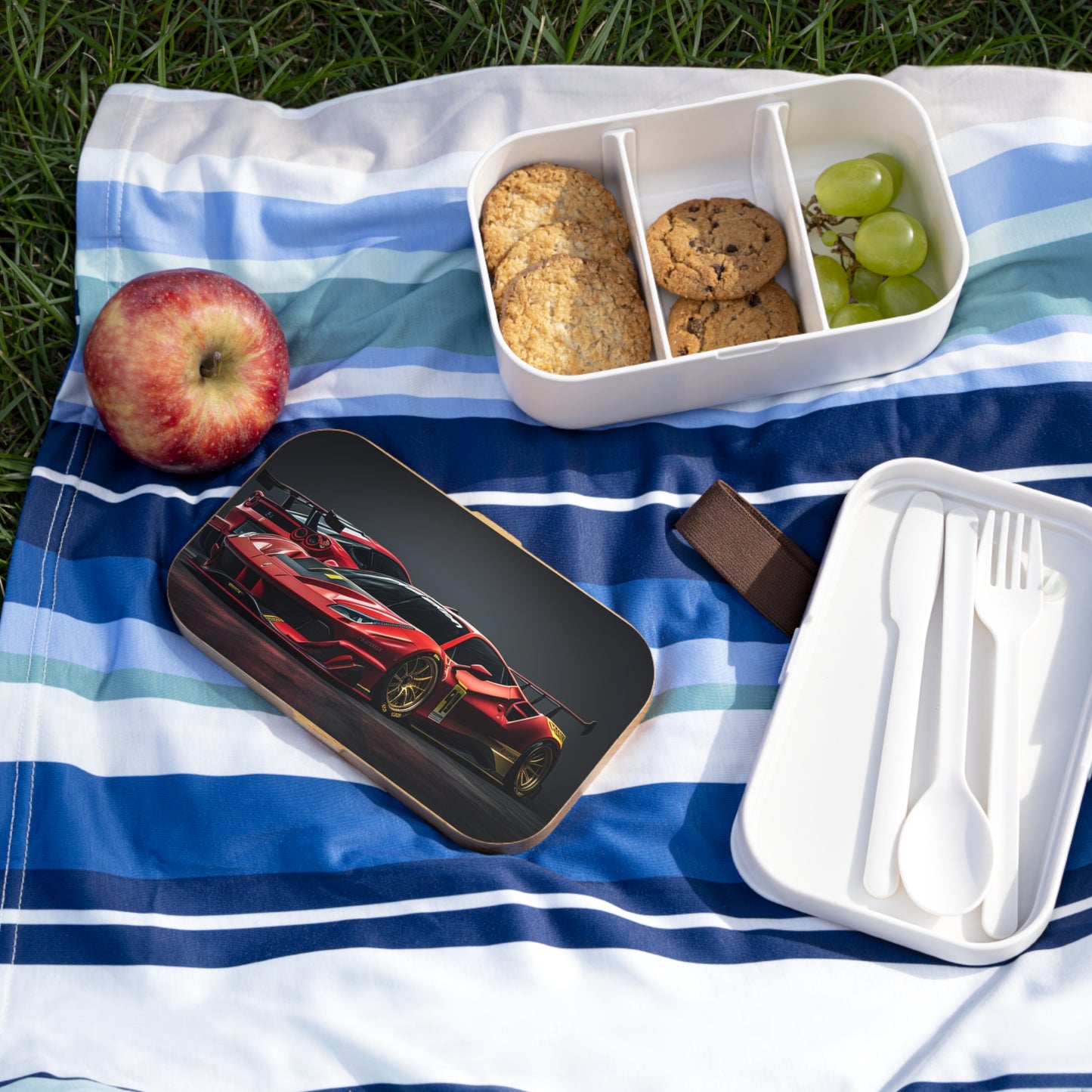 Bento Lunch Box Ferrari Red 3