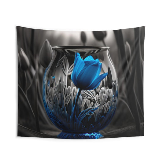 Indoor Wall Tapestries Tulip Blue 1