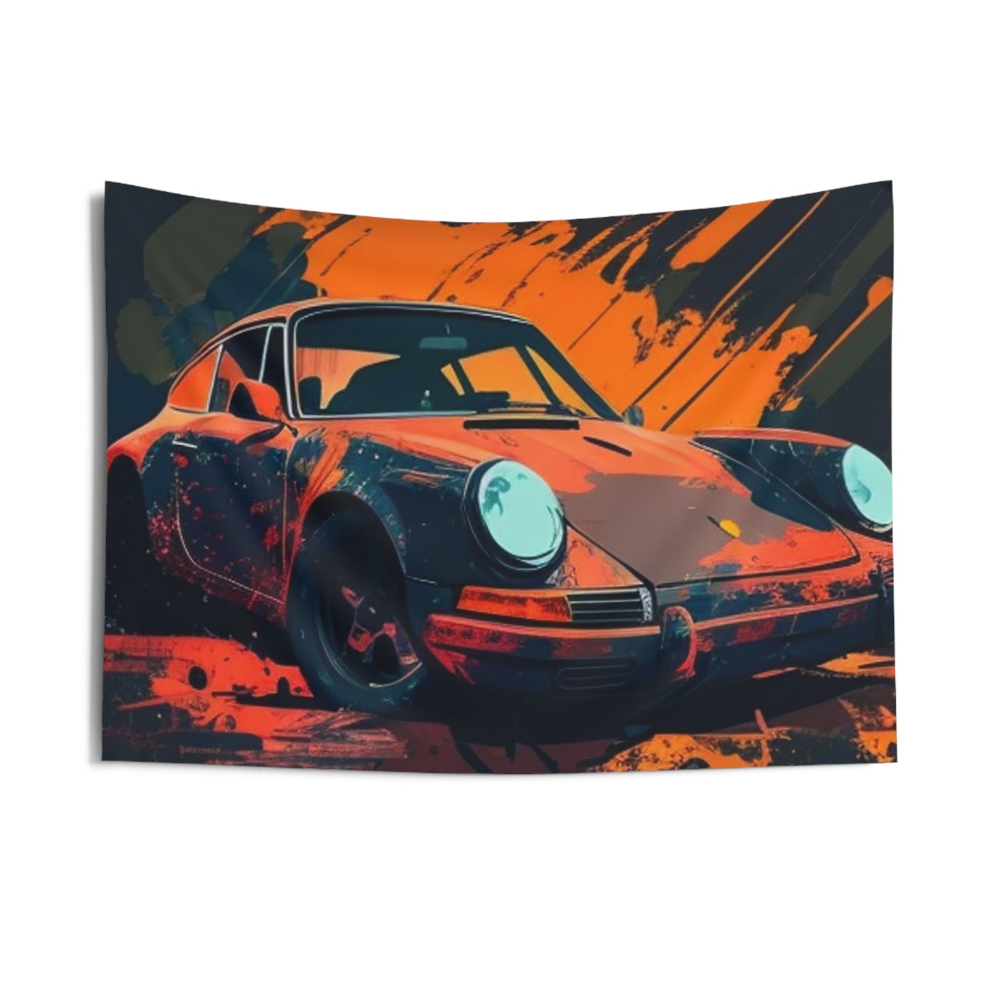 Indoor Wall Tapestries Porsche Abstract 3