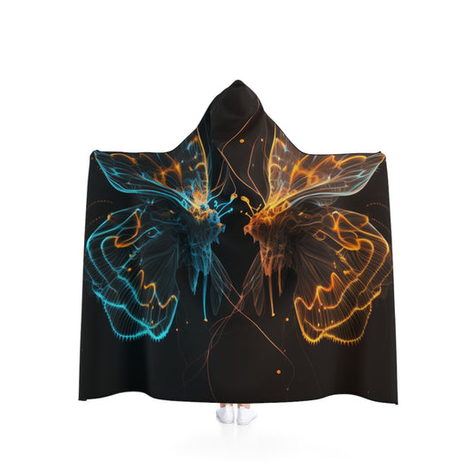 Hooded Blanket Neon Glo Butterfly 1