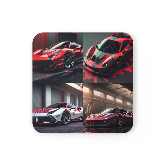 Corkwood Coaster Set Ferrari Hyper 5