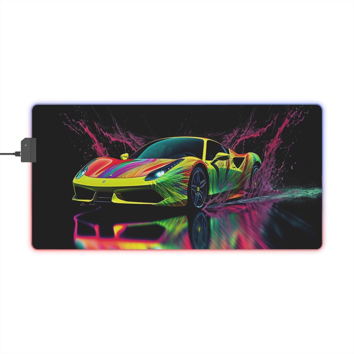 LED Gaming Mouse Pad Ferrari Fusion Water 2