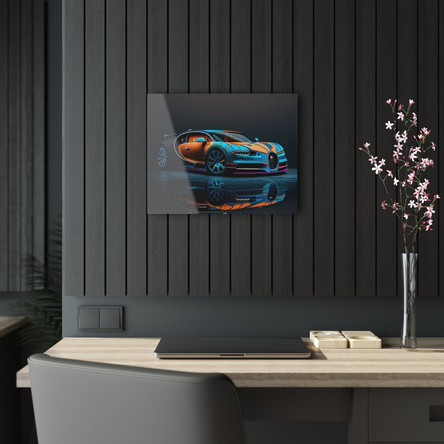 Acrylic Prints Bugatti Blue 1