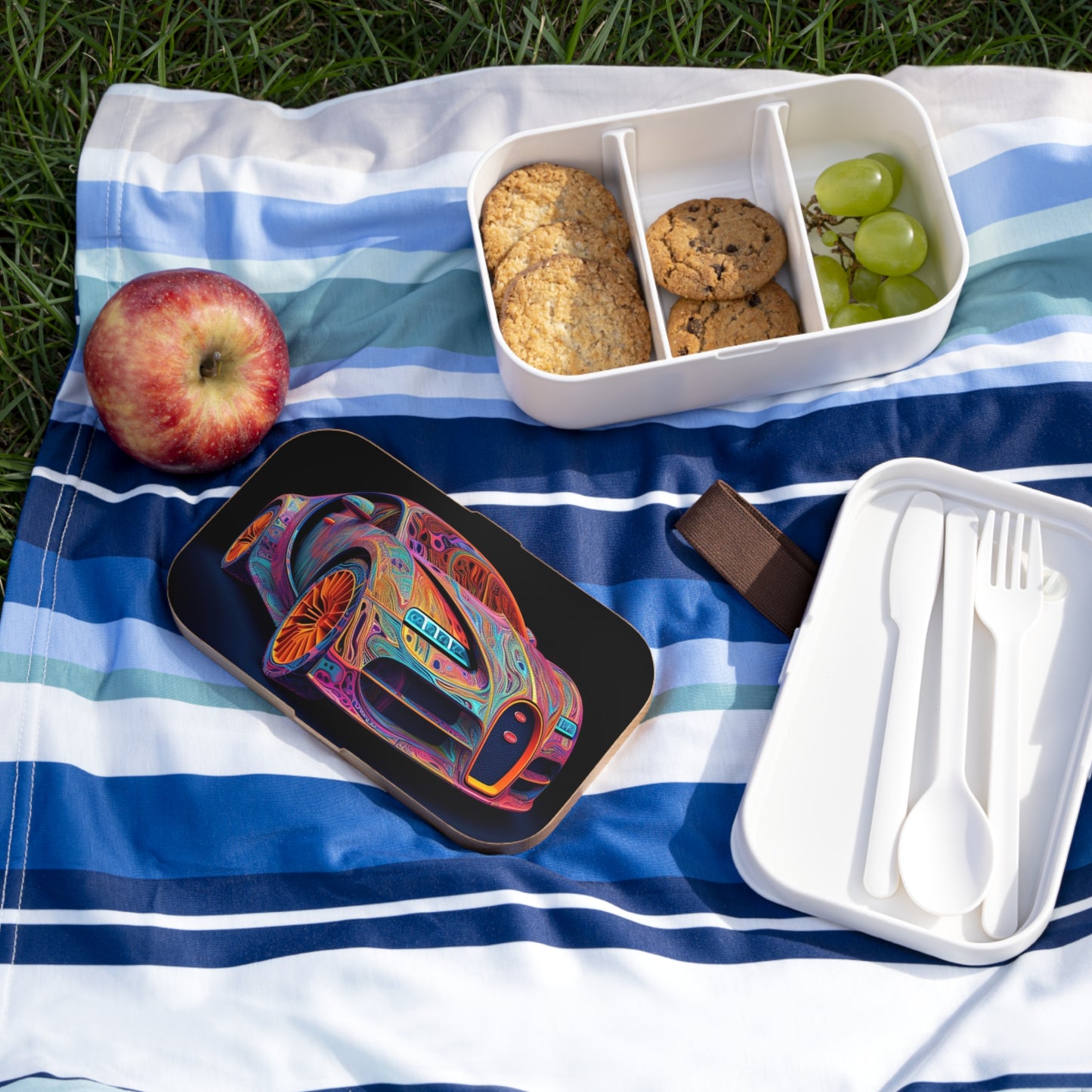 Bento Lunch Box Bugatti Abstract Concept 1