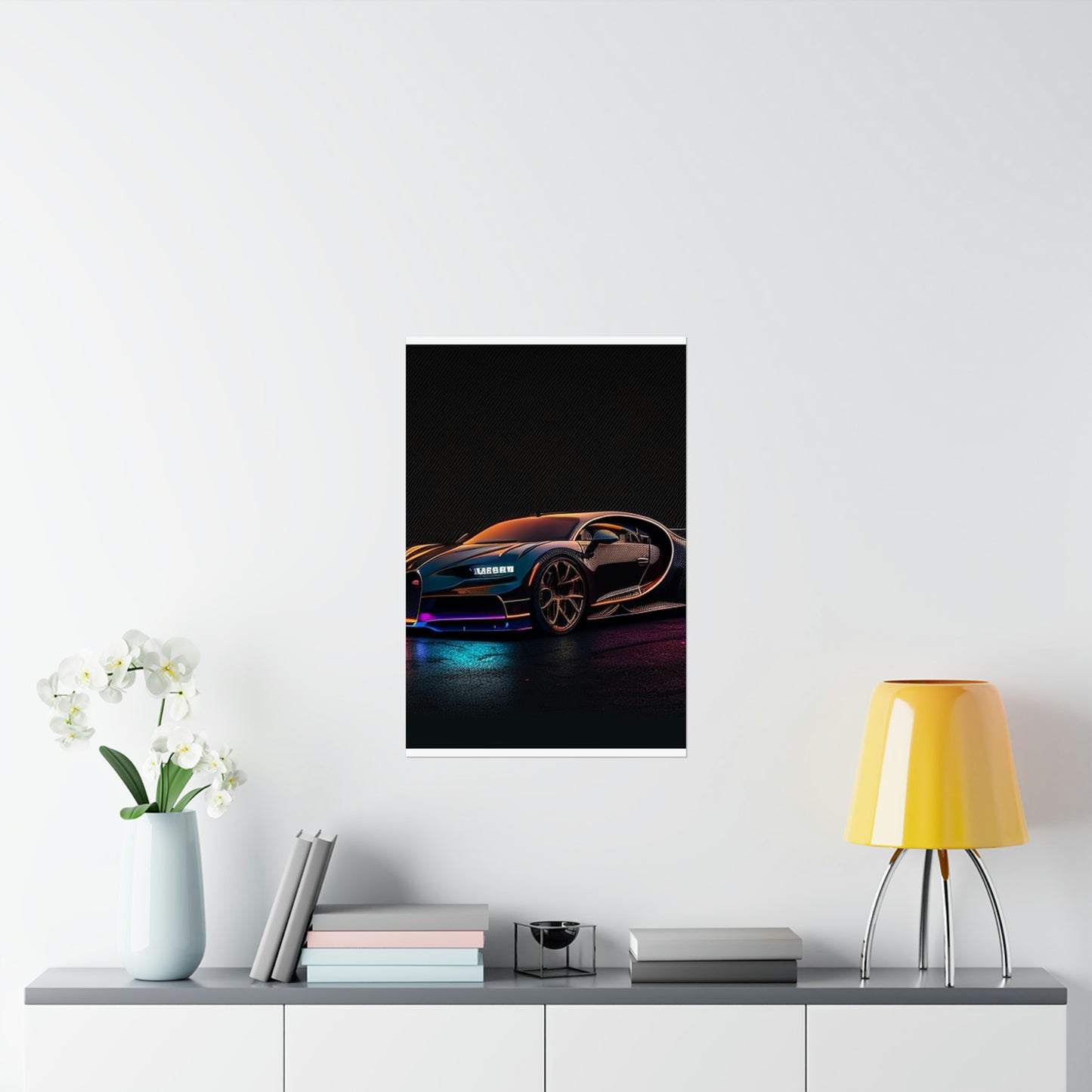 Premium Matte Vertical Posters Bugatti Chiron Super 4