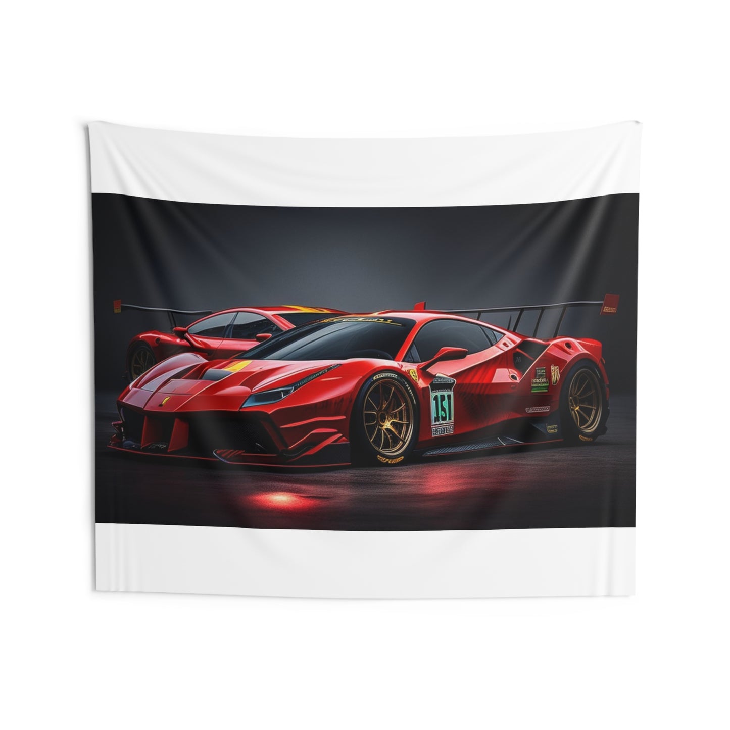 Indoor Wall Tapestries Ferrari Red 2