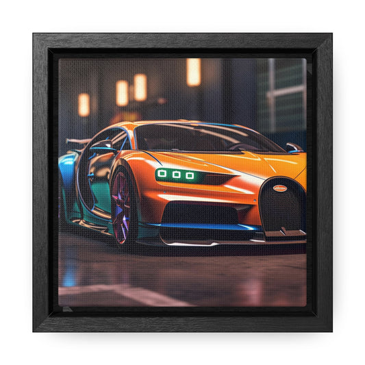 Gallery Canvas Wraps, Square Frame Hyper Bugatti Neon Chiron 1