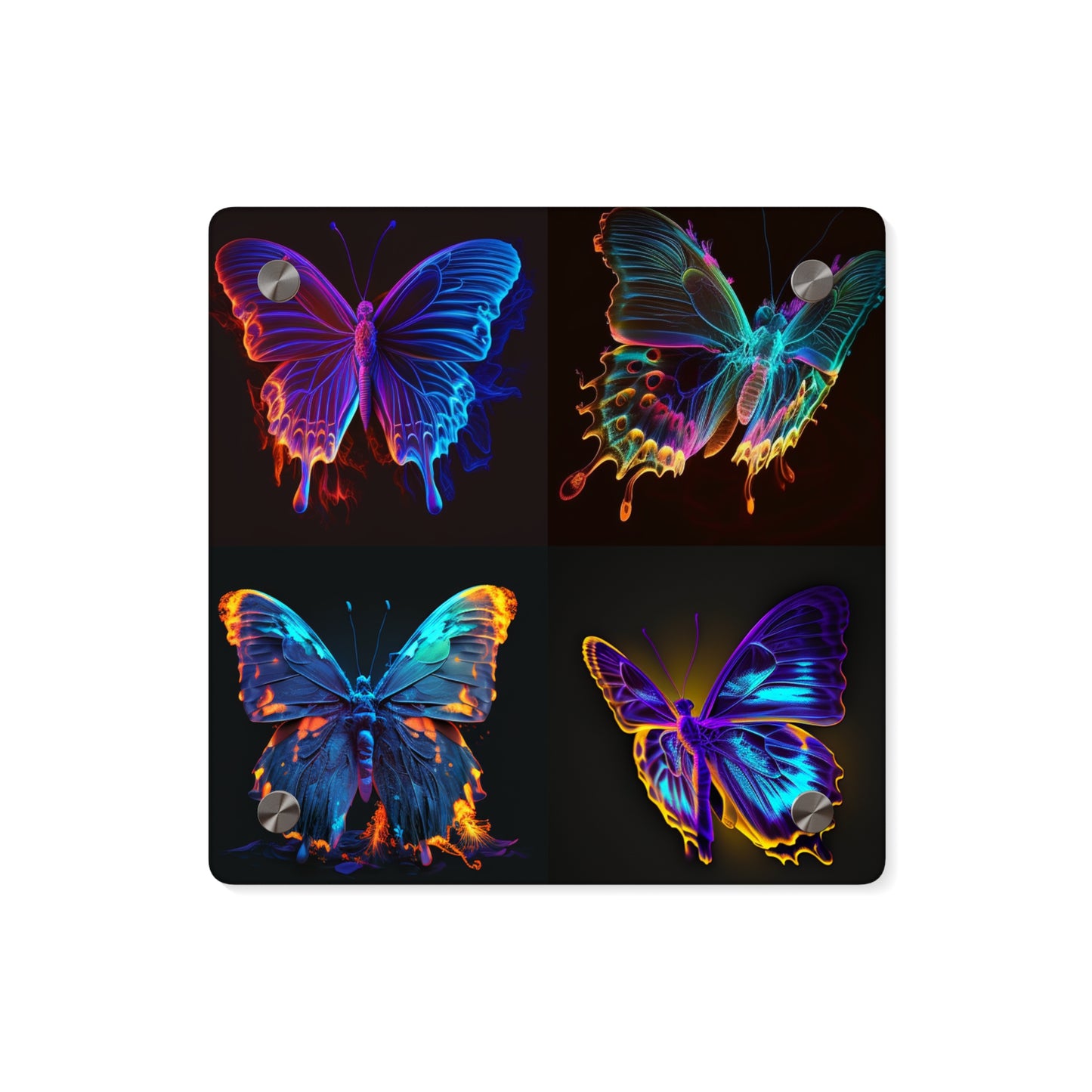 Acrylic Wall Art Panels Thermal Butterfly 5