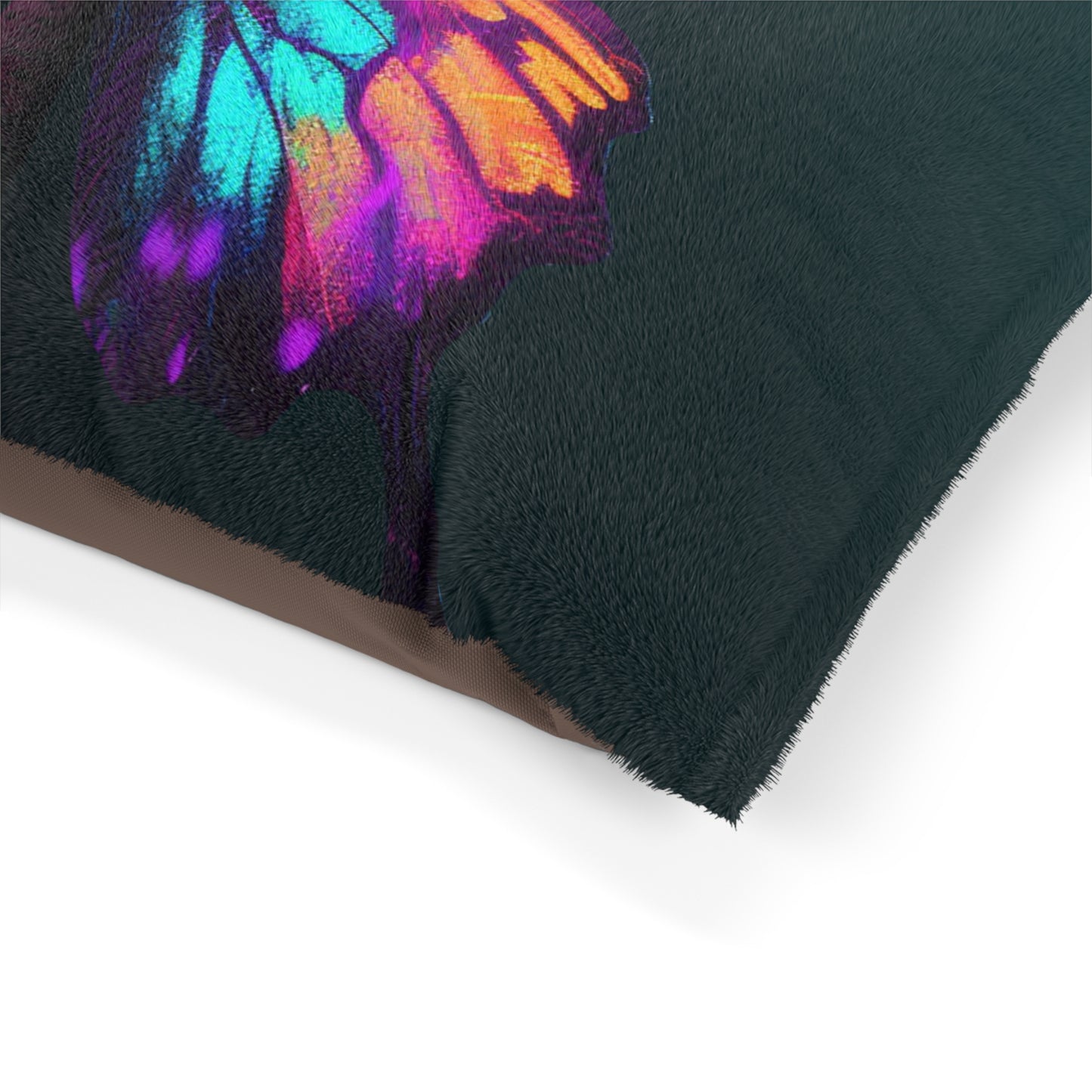 Pet Bed Hyper Colorful Butterfly Purple 4