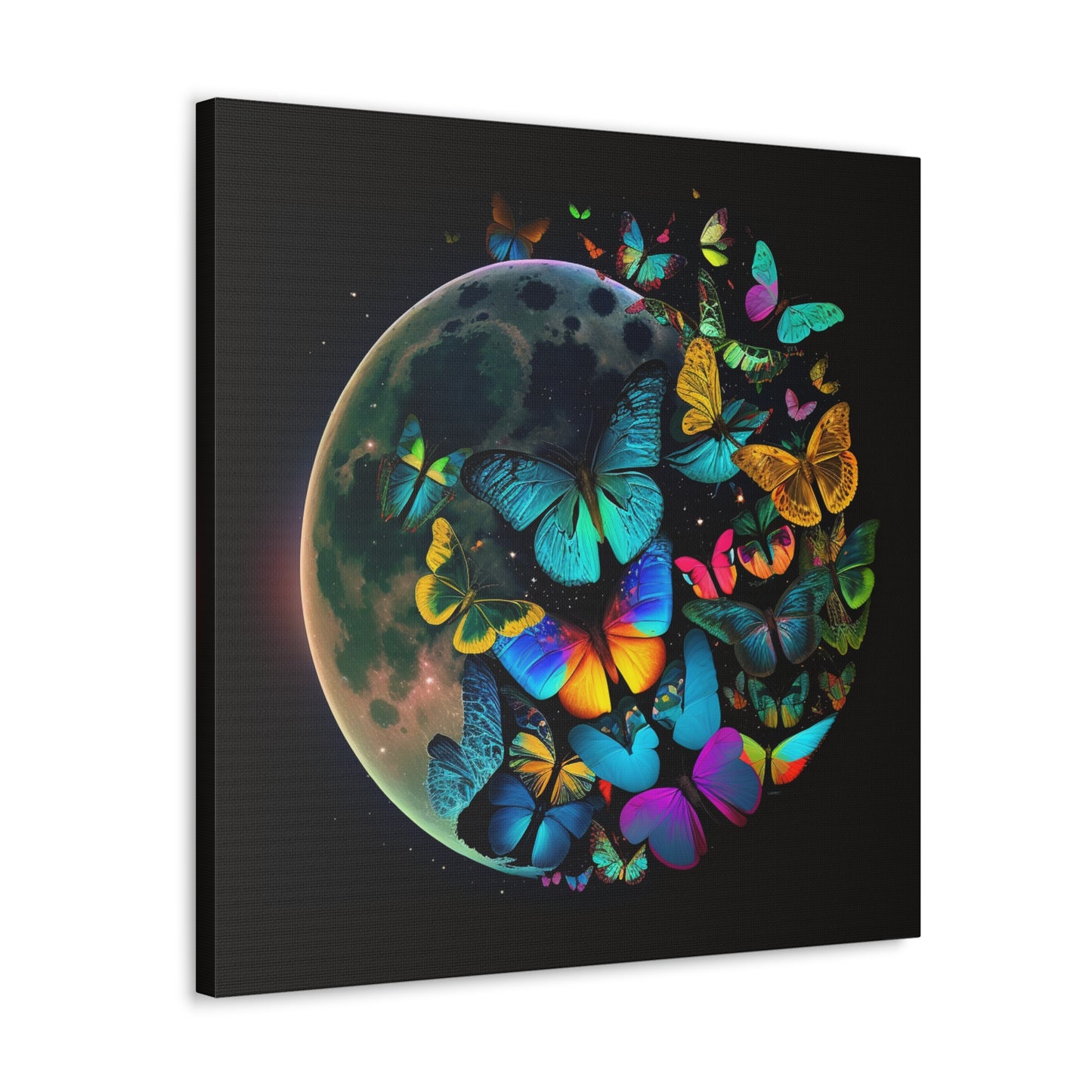 Canvas Gallery Wraps Moon Butterfly 2