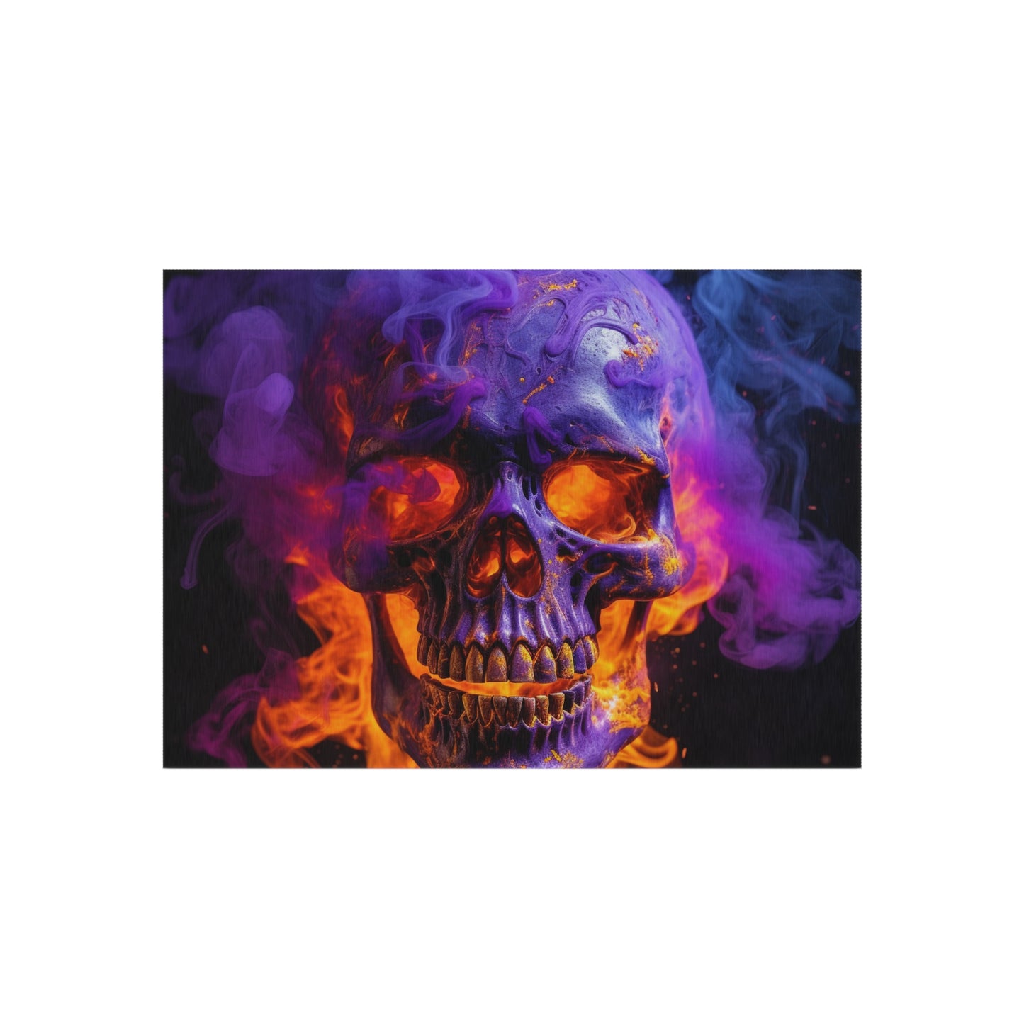 Outdoor Rug  Macro Skull 1