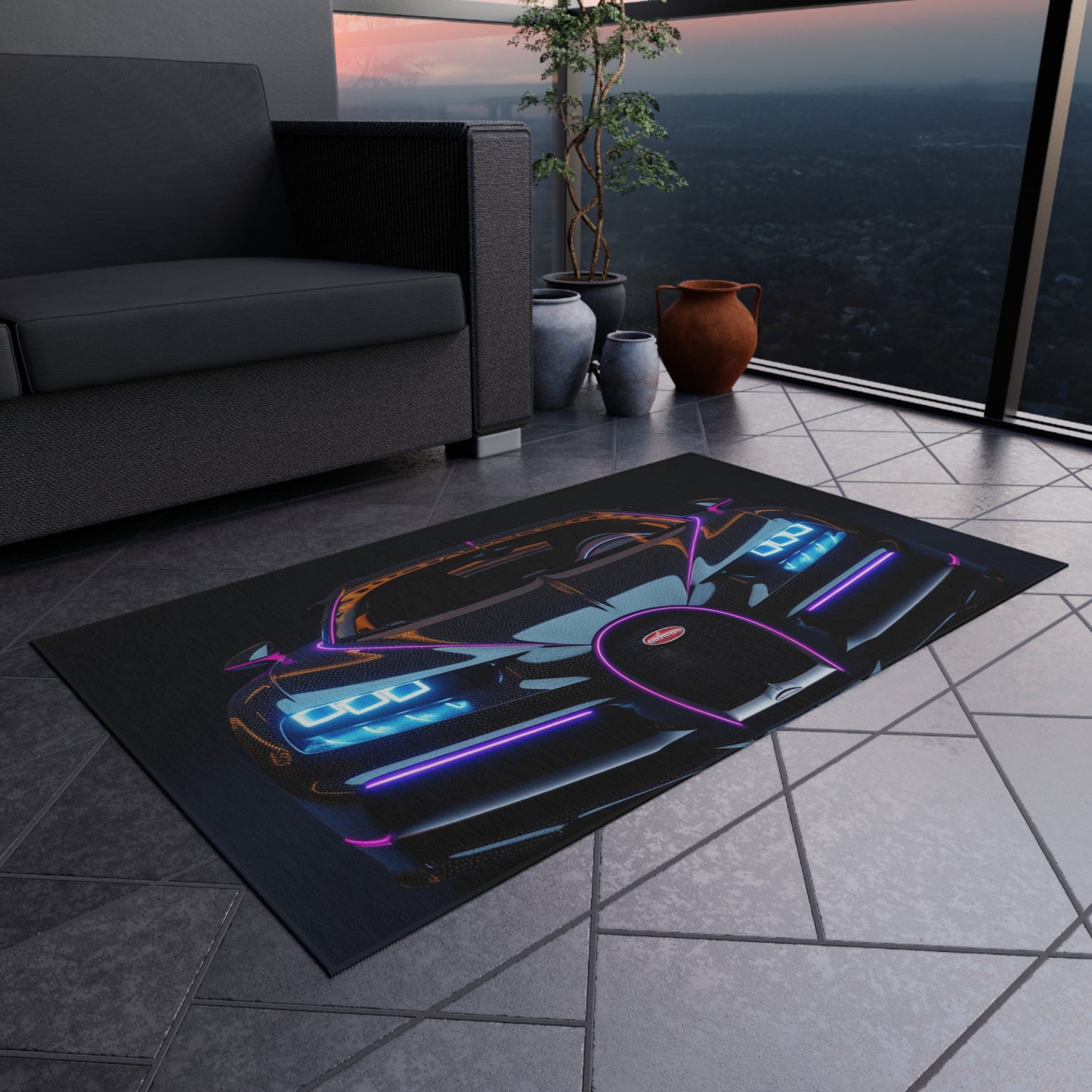 Outdoor Rug  Hyper Bugatti Chiron 2