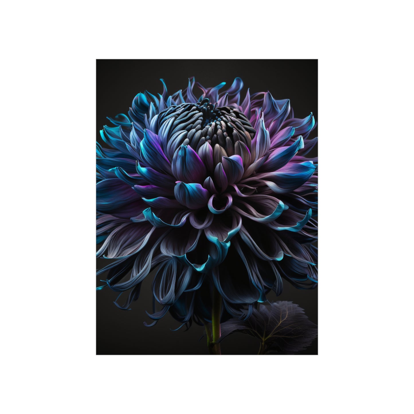 Premium Matte Vertical Posters Dahlia Purple 3