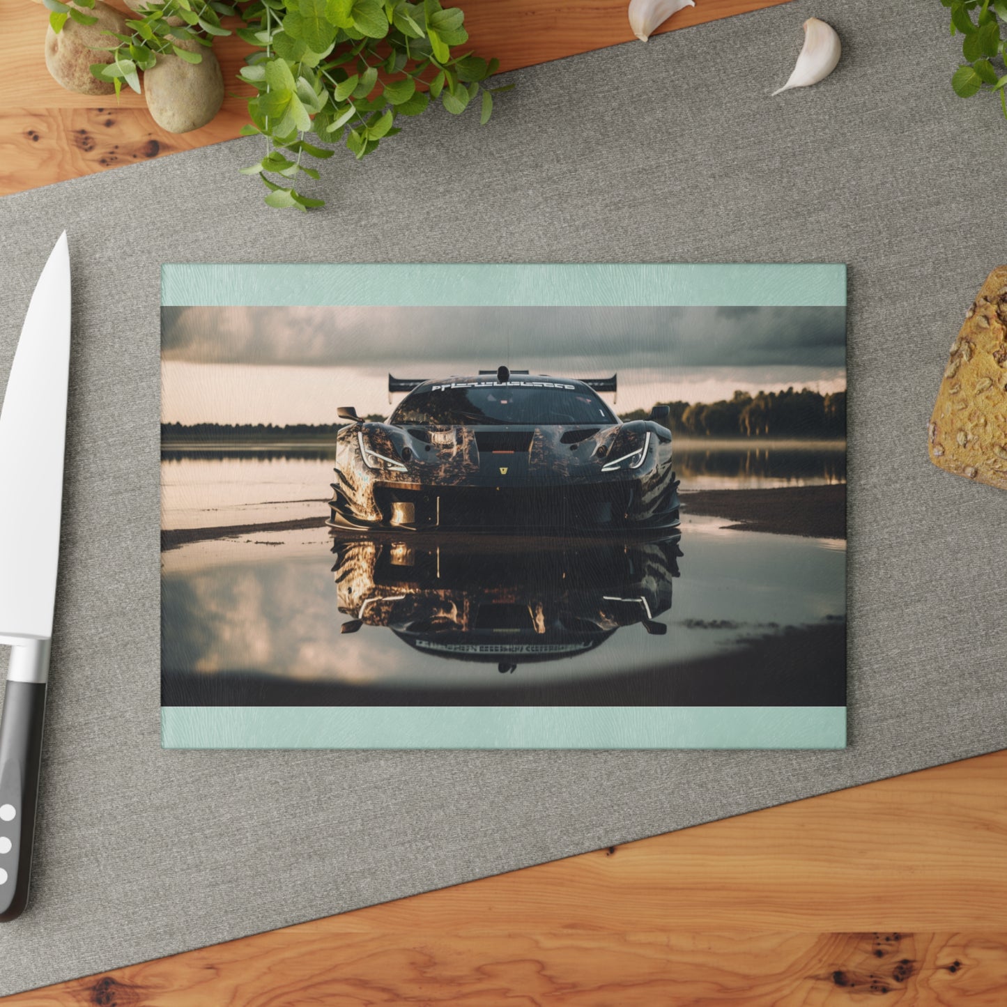 Glass Cutting Board Ferrari Lake 3