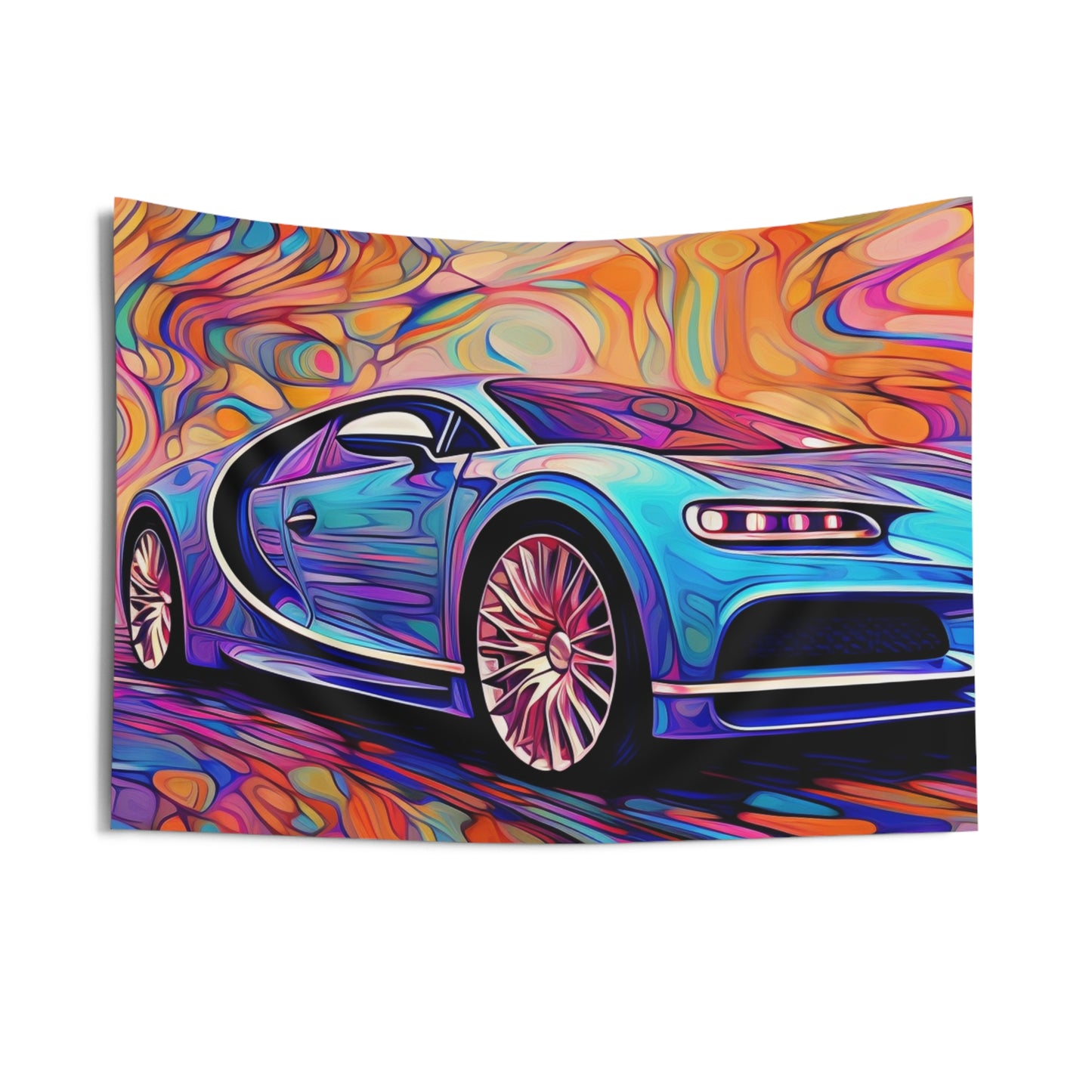 Indoor Wall Tapestries Bugatti Abstract Concept 3