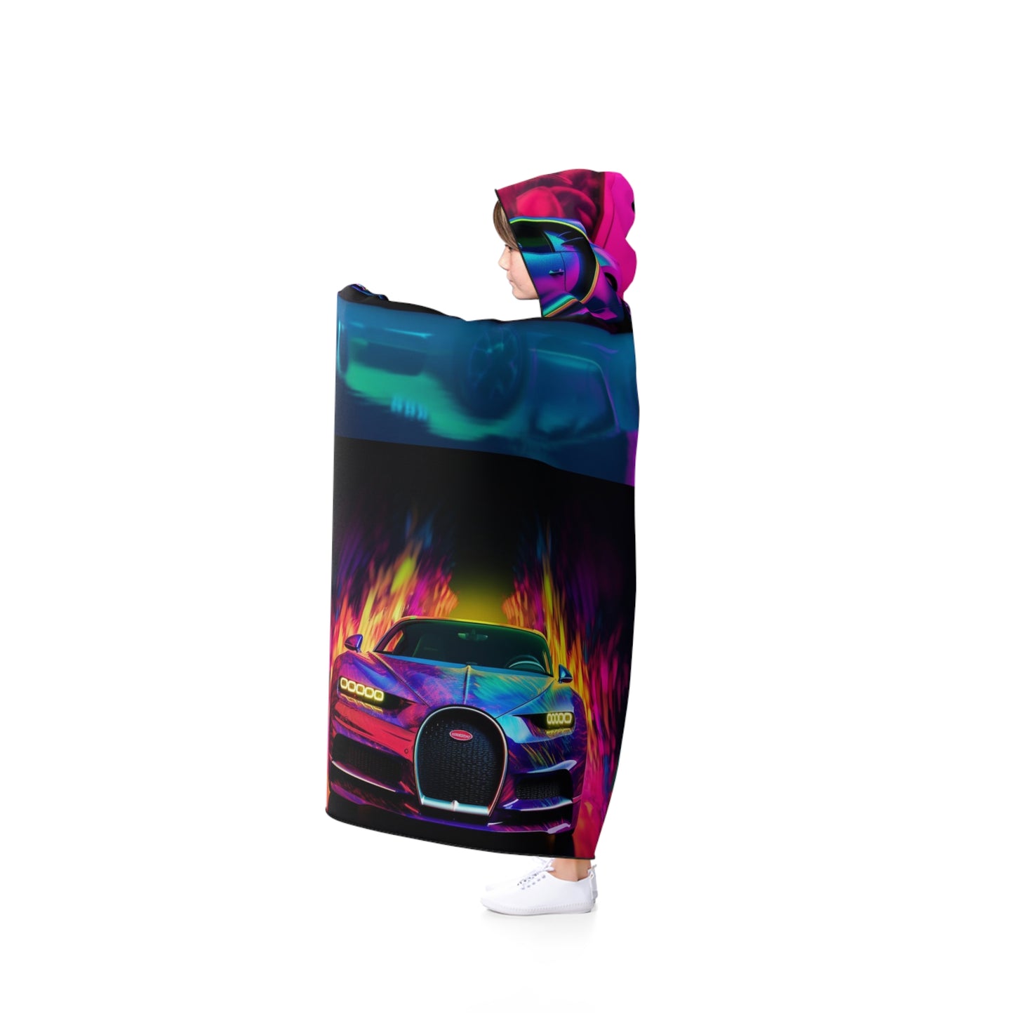 Hooded Blanket Florescent Bugatti Flair 5