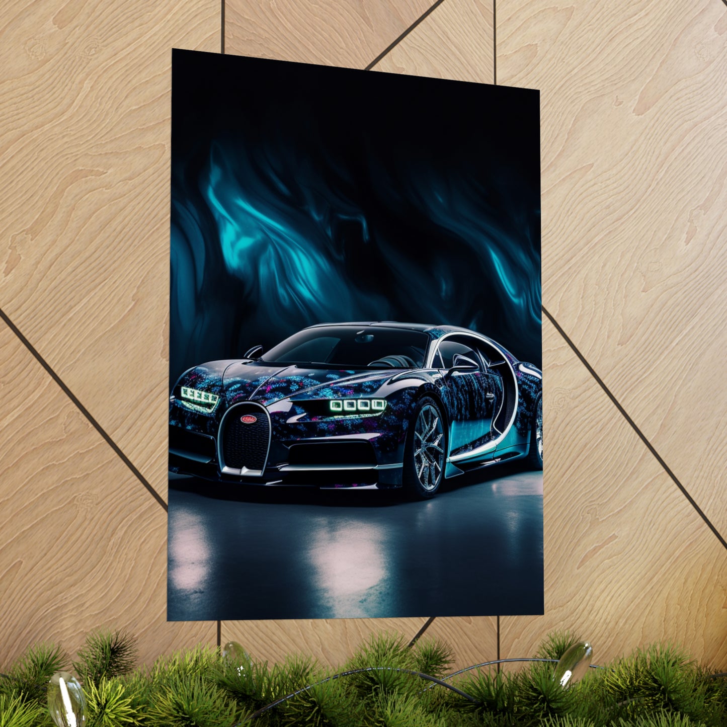 Premium Matte Vertical Posters Hyper Bugatti 1