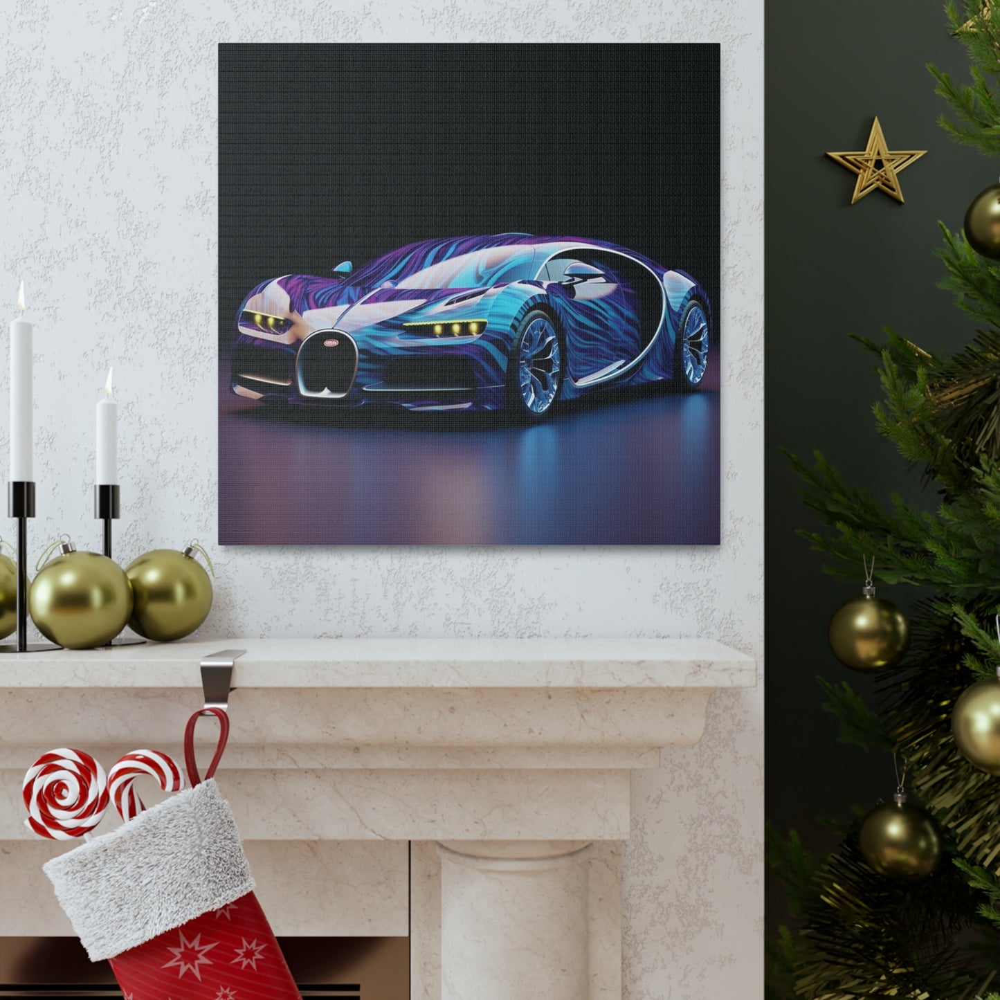 Canvas Gallery Wraps Bugatti Abstract Flair 3