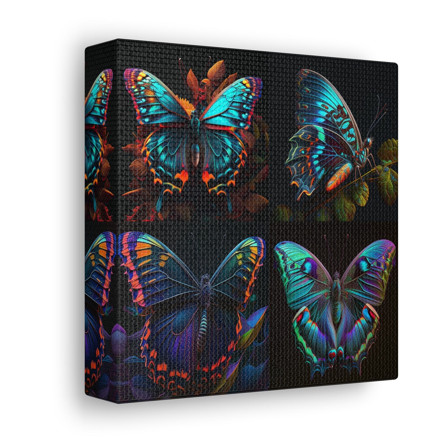 Canvas Gallery Wraps Hue Neon Butterfly 5