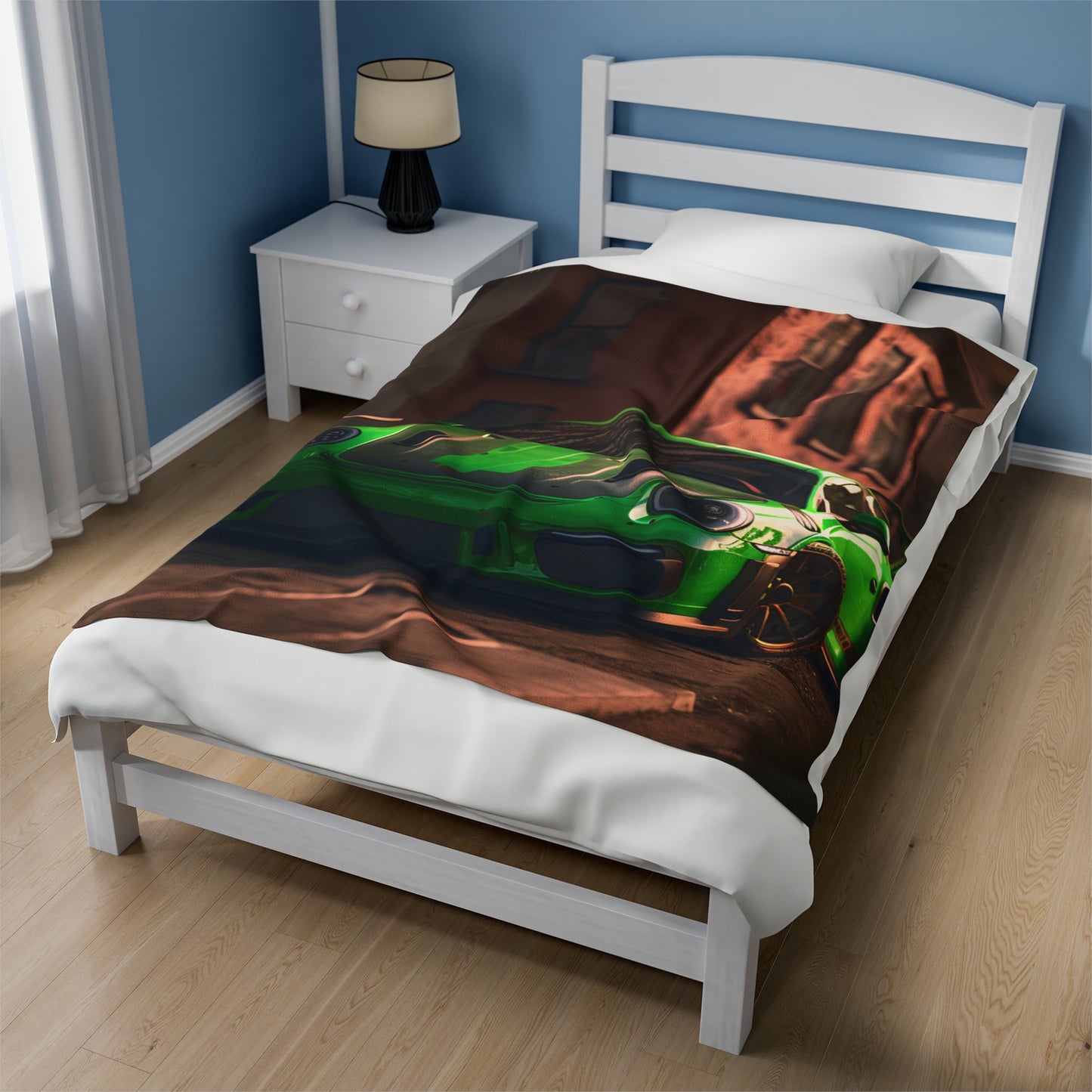 Velveteen Plush Blanket porsche 911 gt3 4