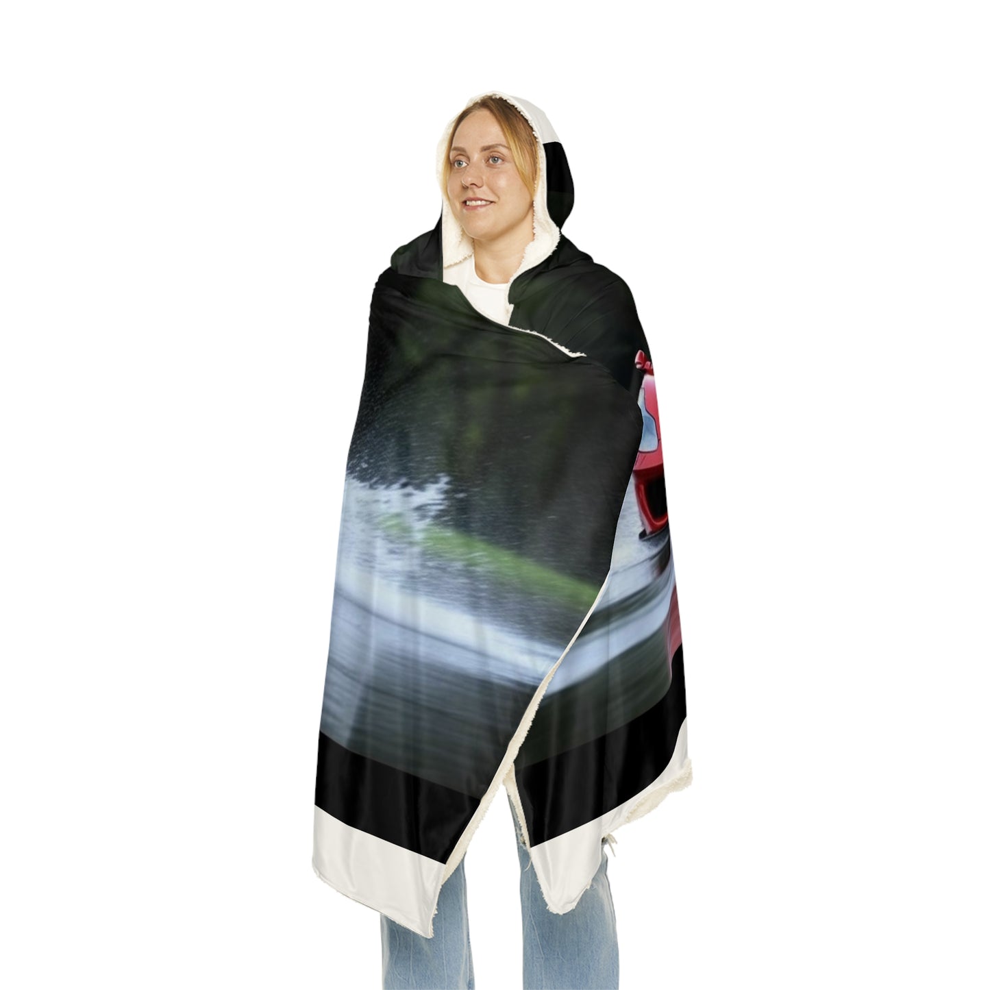Snuggle Hooded Blanket Water Ferrari Splash 2