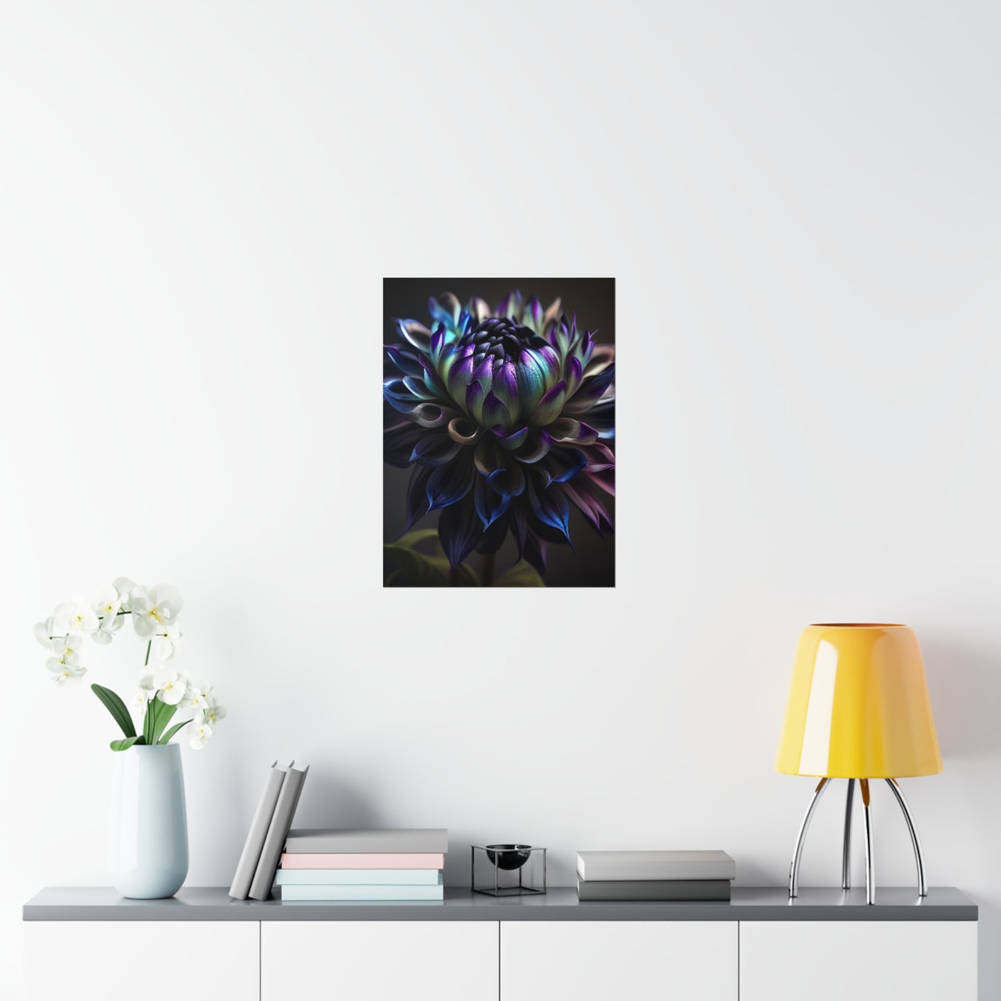 Premium Matte Vertical Posters Dahlia Purple 4