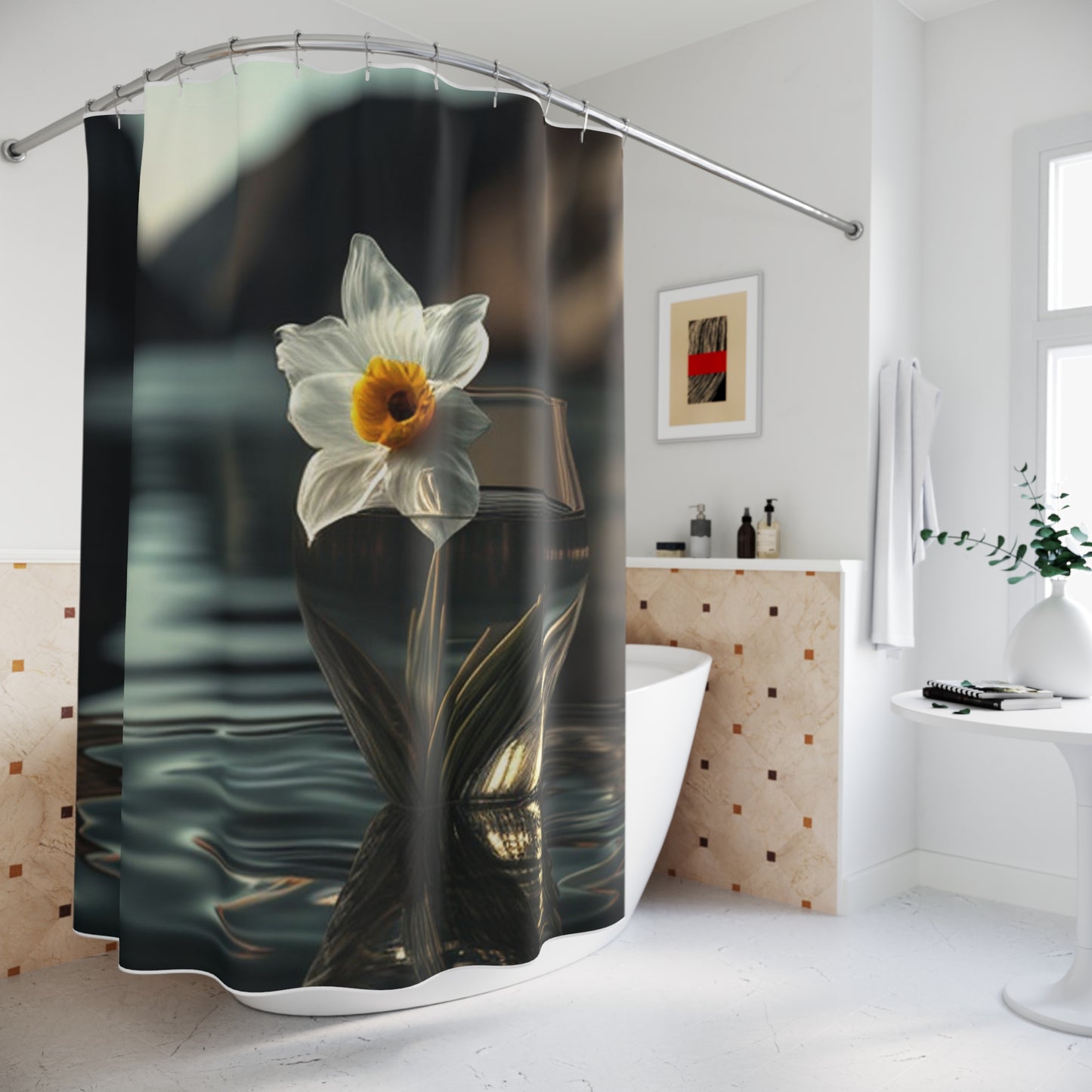 Polyester Shower Curtain Daffodil 2