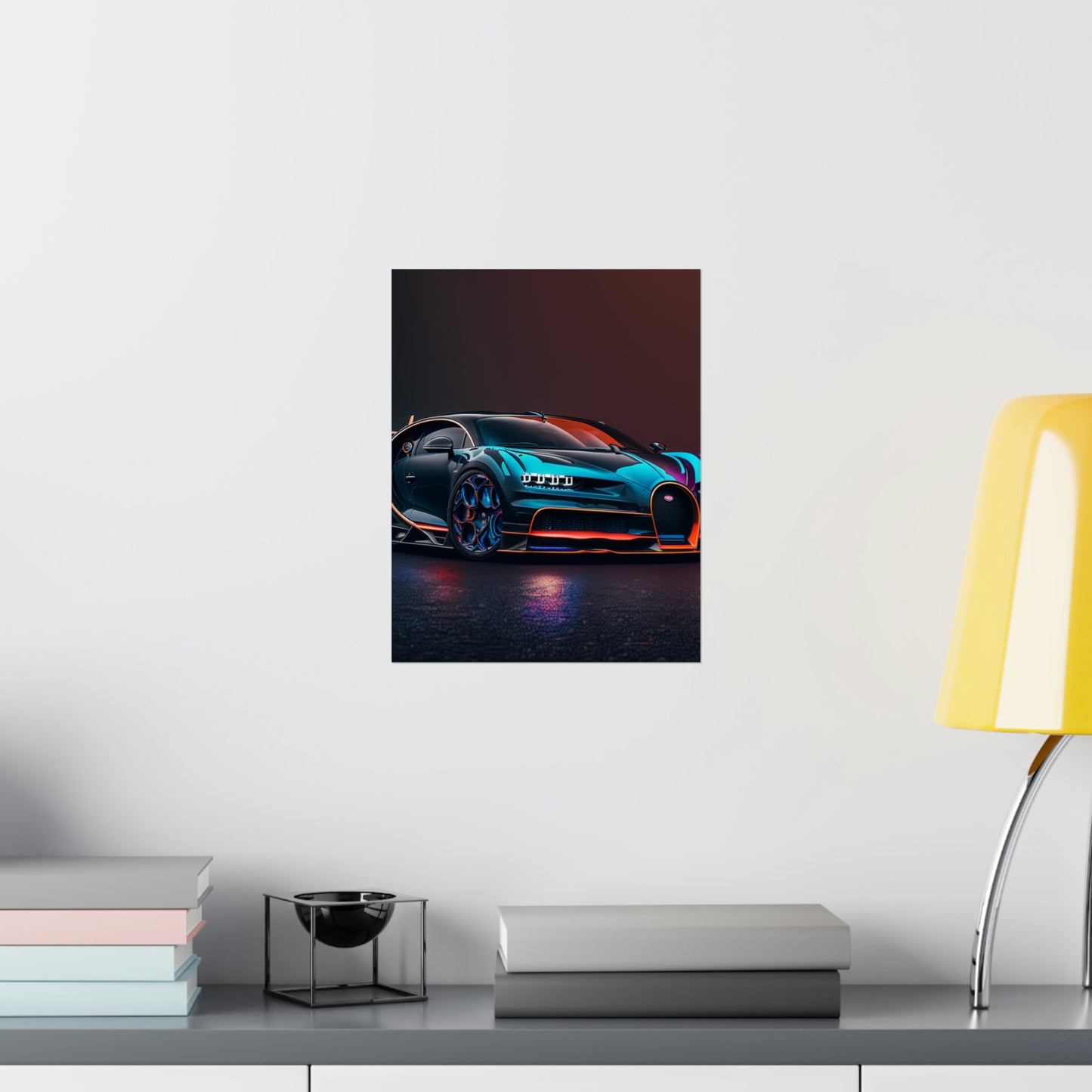 Premium Matte Vertical Posters Bugatti Chiron Super 1