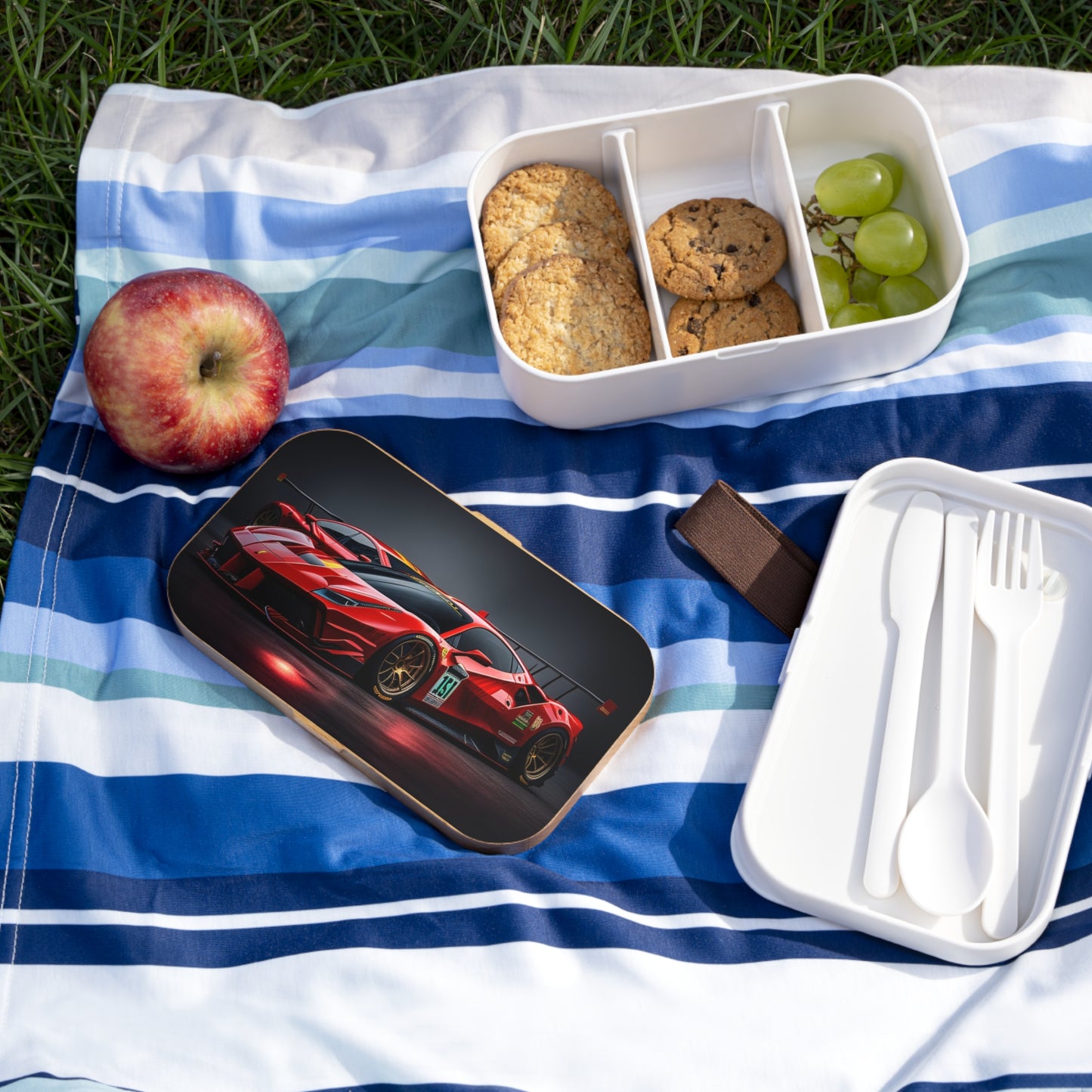 Bento Lunch Box Ferrari Red 2