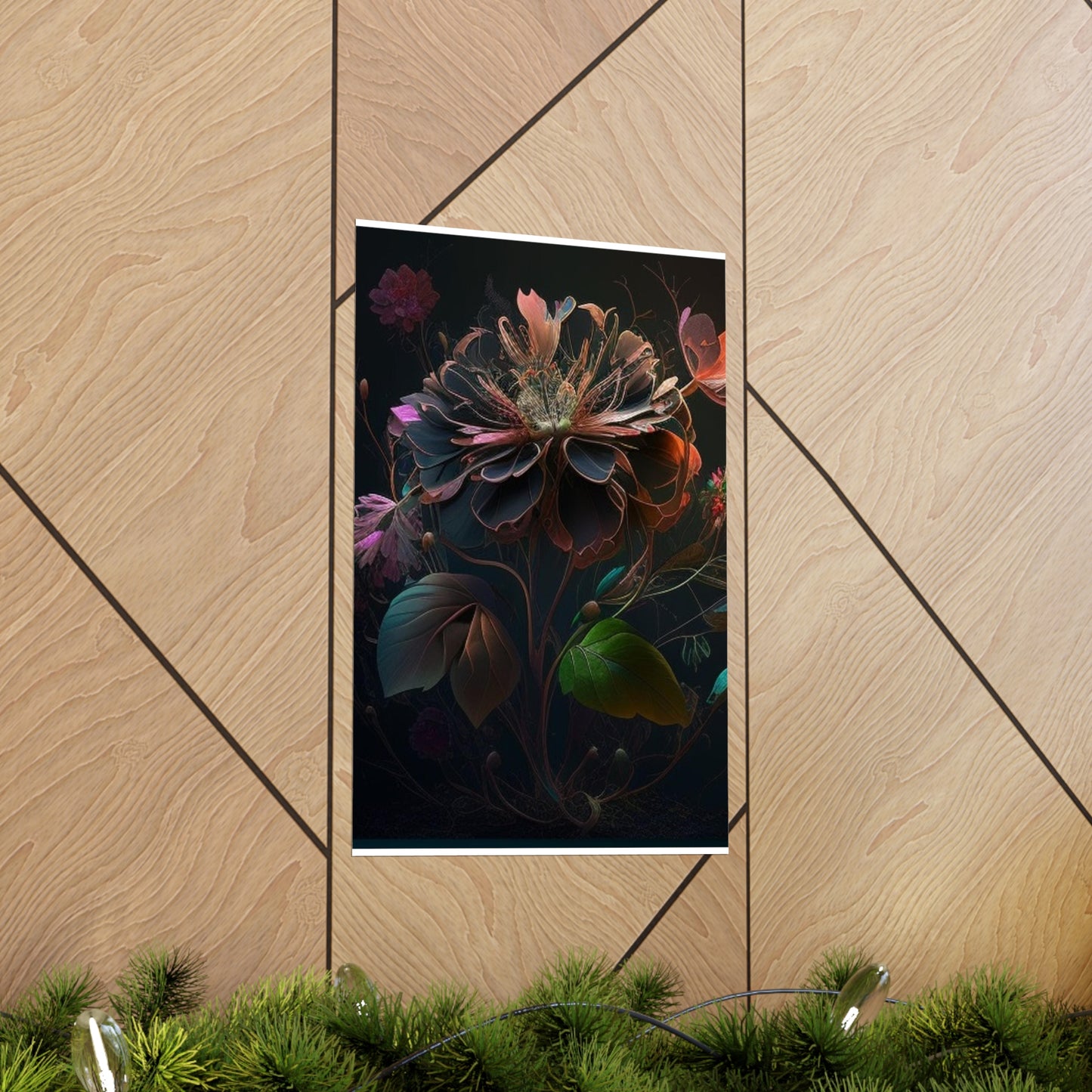 Premium Matte Vertical Posters Flower Arangment 2