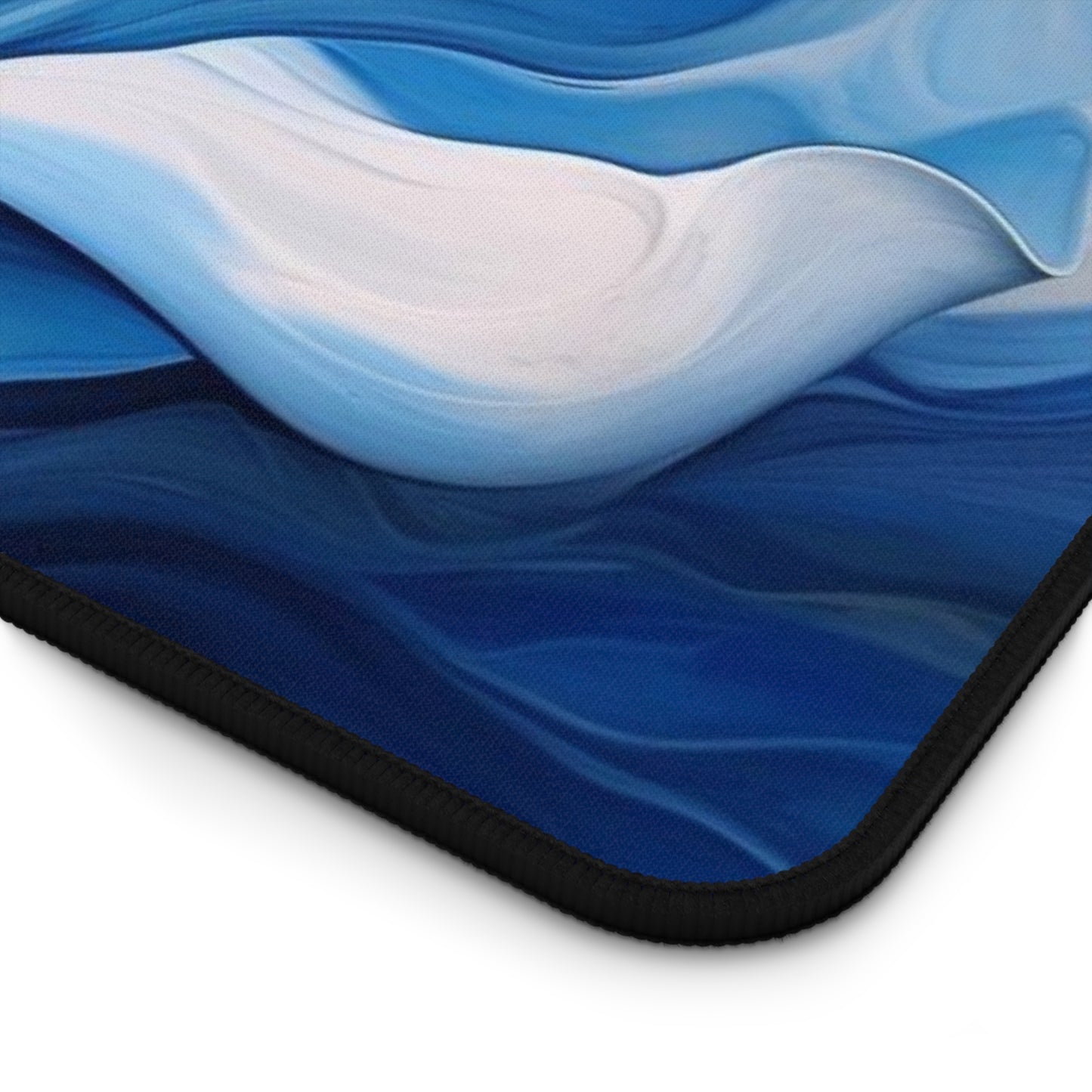 Desk Mat Abstract Blue Tulip 5