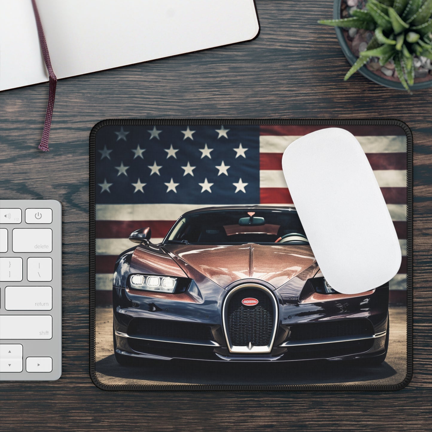 Gaming Mouse Pad  Bugatti Flag 4