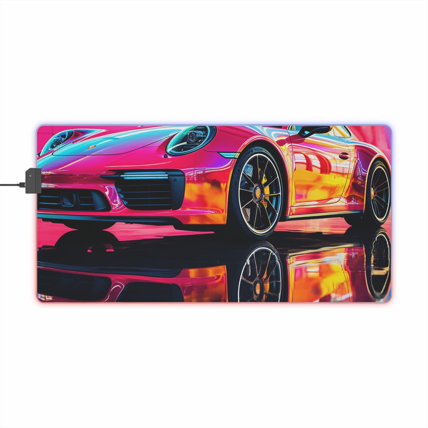 LED Gaming Mouse Pad Macro Porsche 4