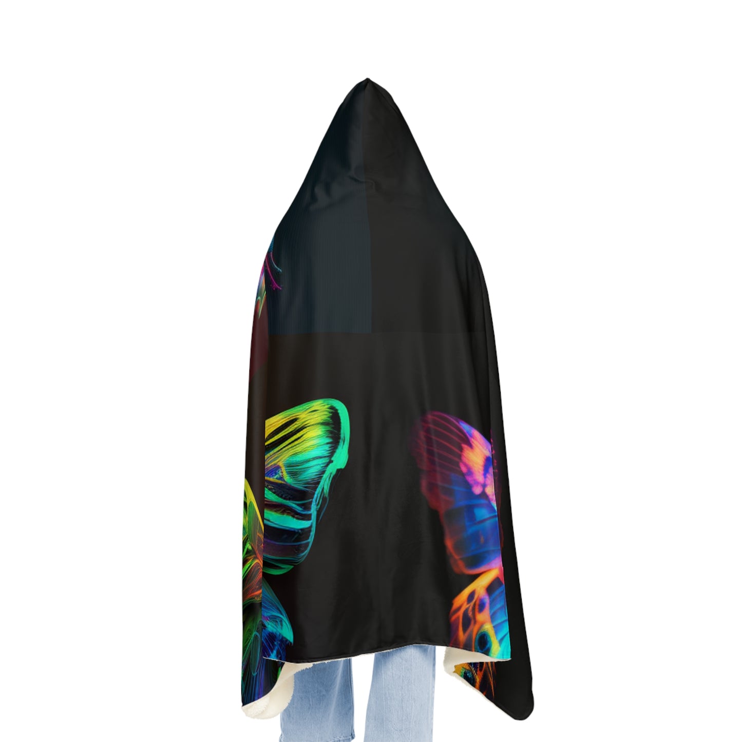 Snuggle Hooded Blanket Raw Hyper Color Butterfly 5