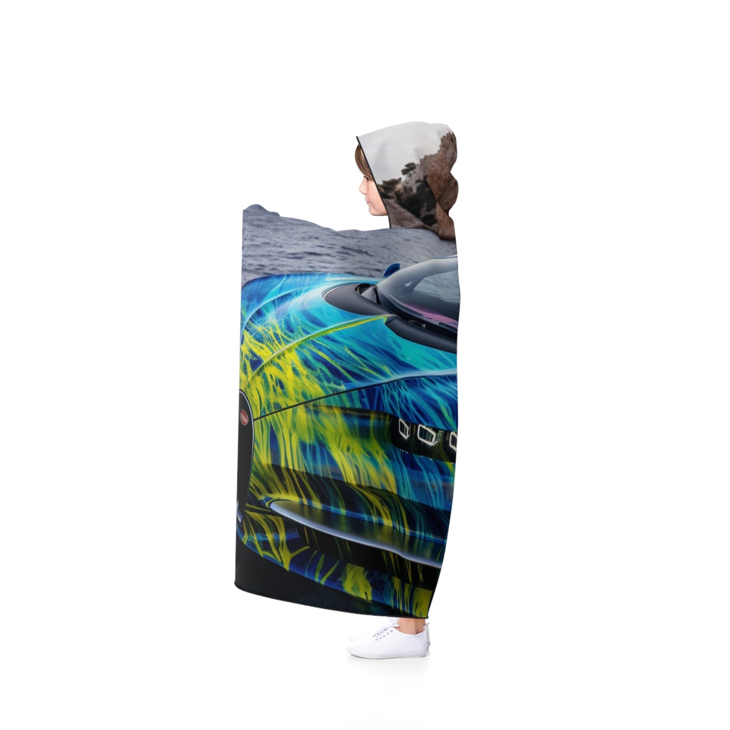 Hooded Blanket Bugatti Water 1