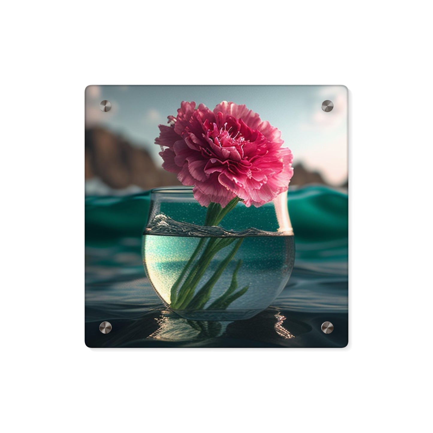 Acrylic Wall Art Panels Carnation 1