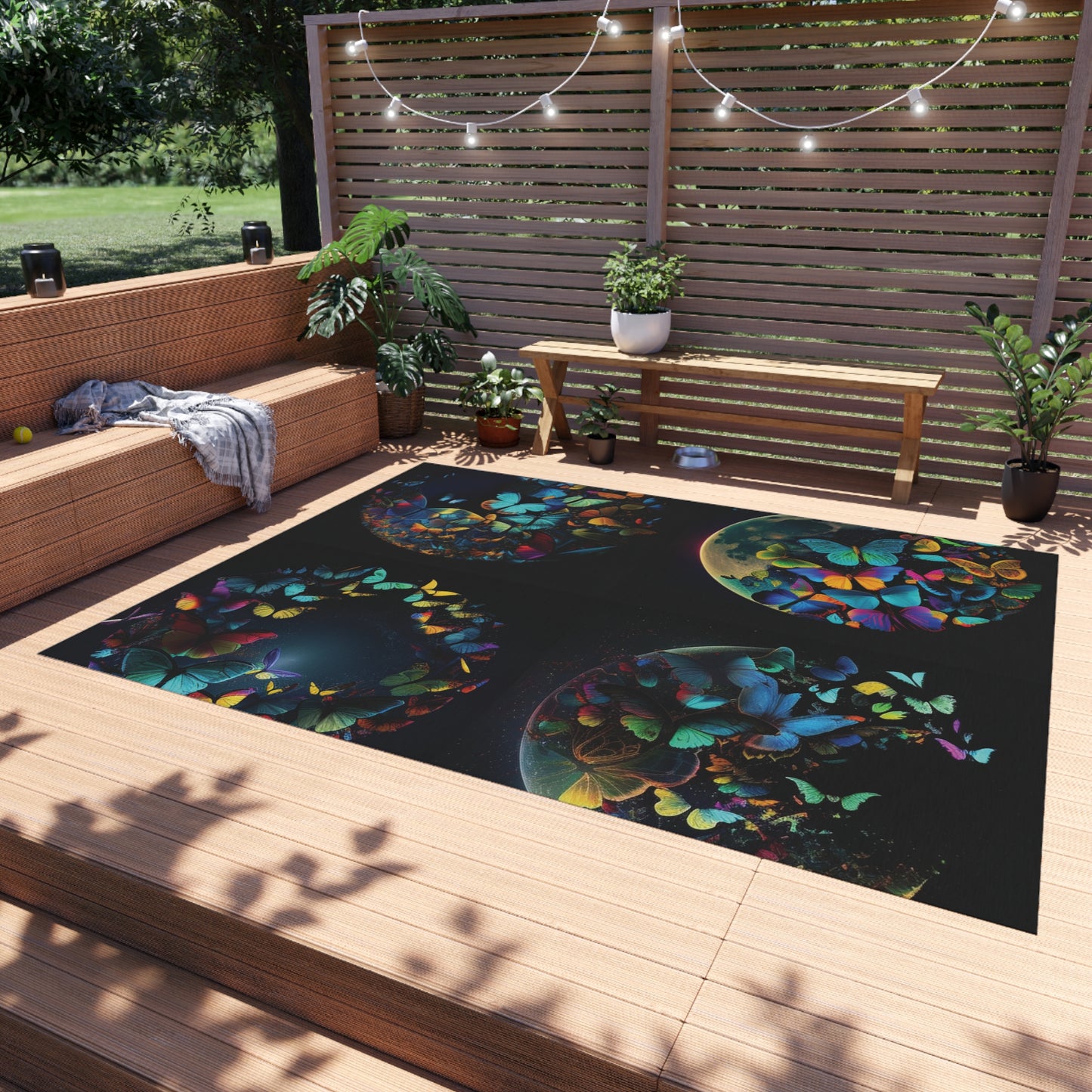 Outdoor Rug  Moon Butterfly 5