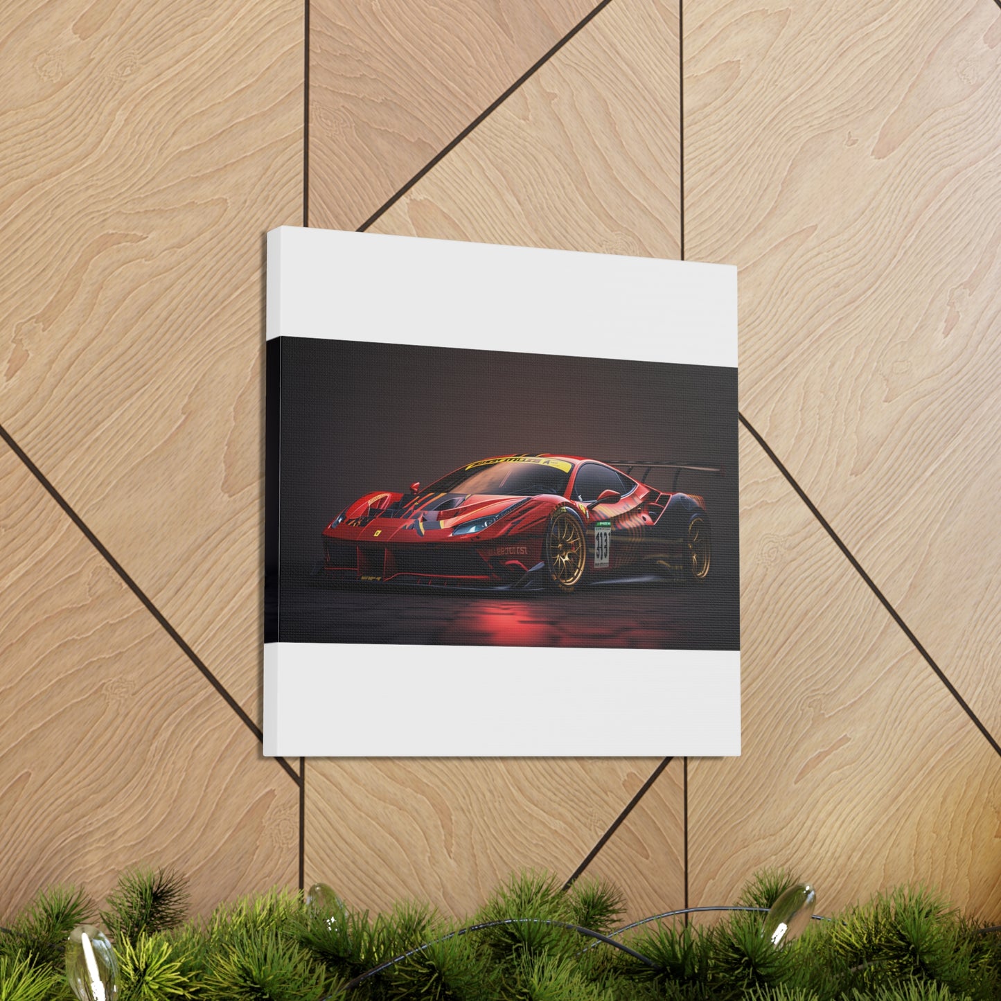 Canvas Gallery Wraps Ferrari Red 1