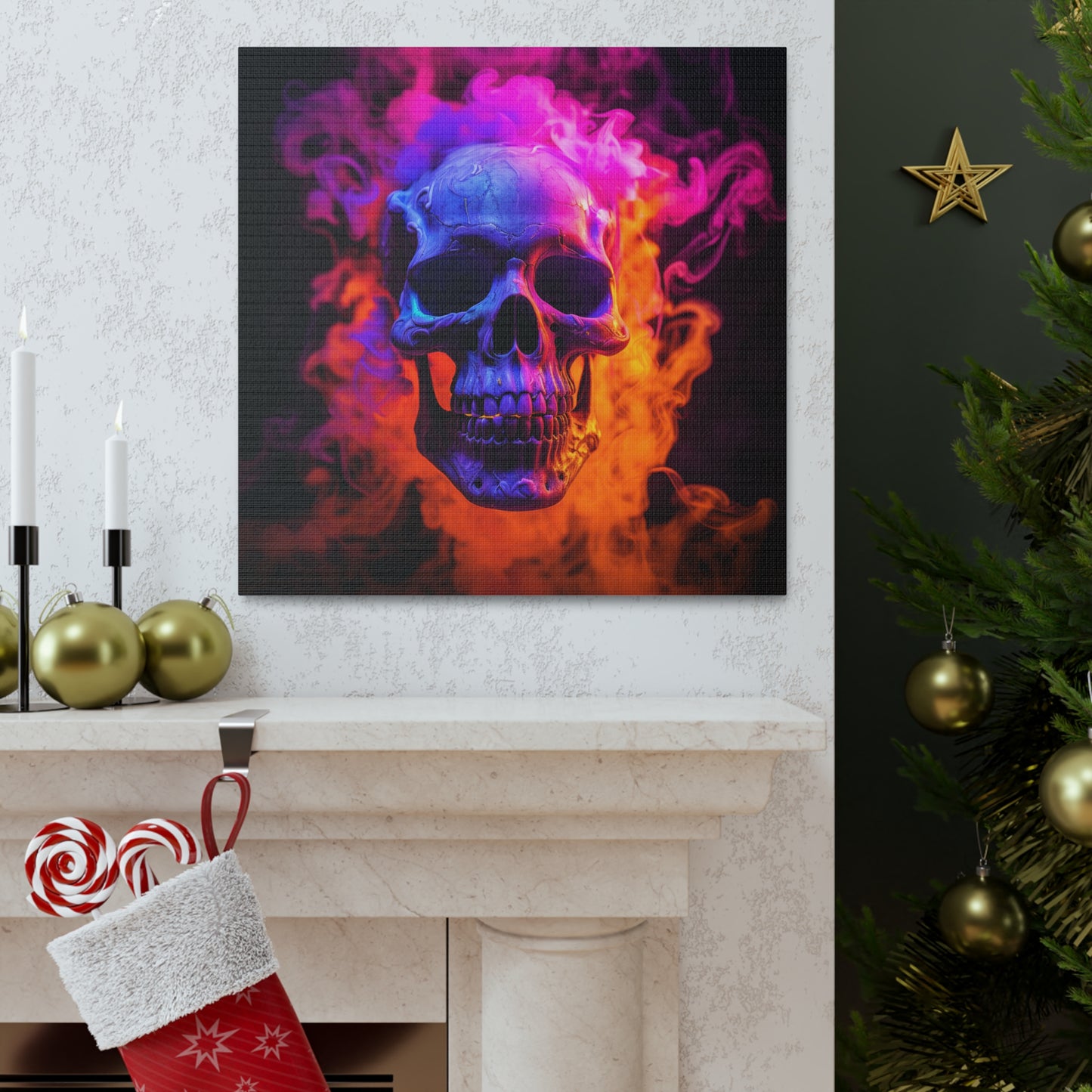 Canvas Gallery Wraps Macro Skull 4