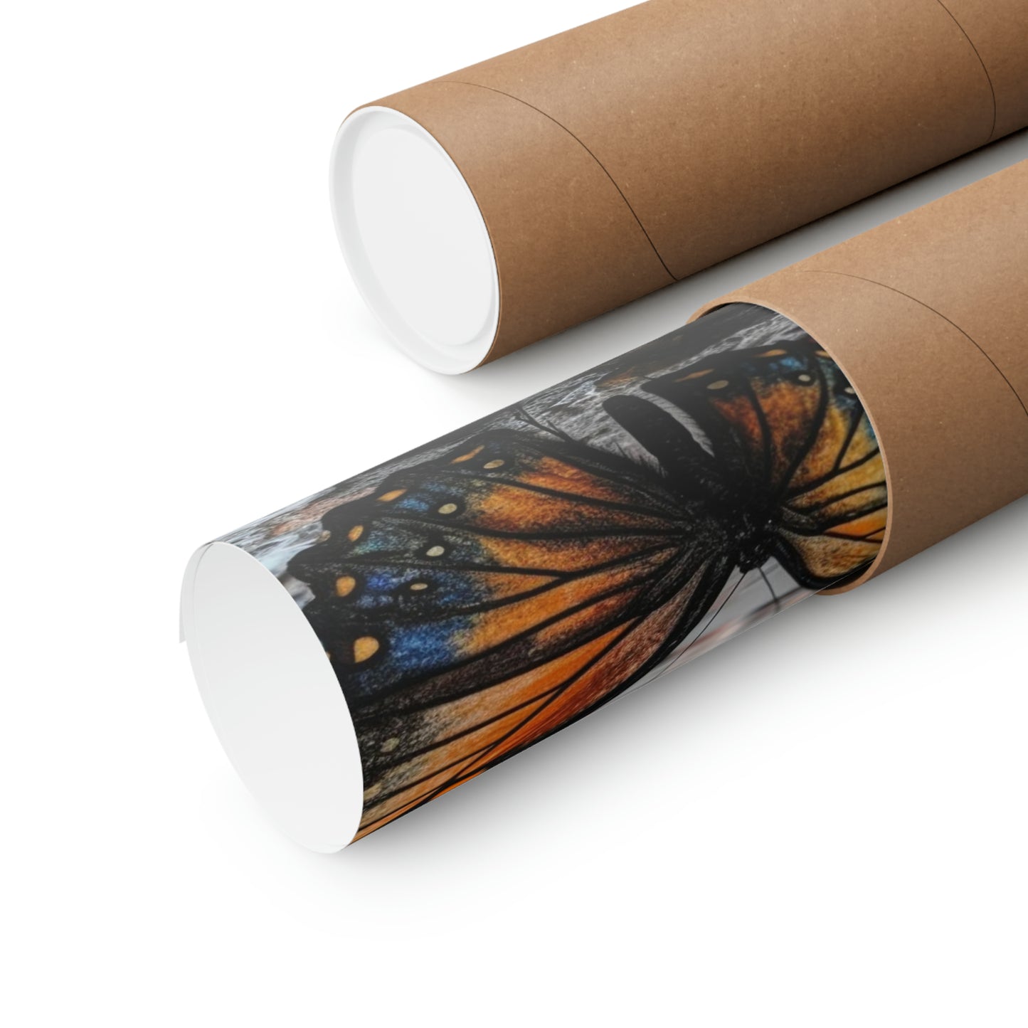 Premium Matte Vertical Posters Water Butterfly Street 5