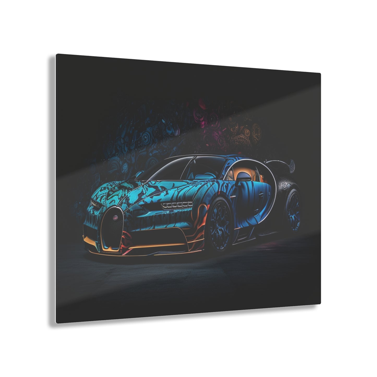 Acrylic Prints Bugatti Blue 3