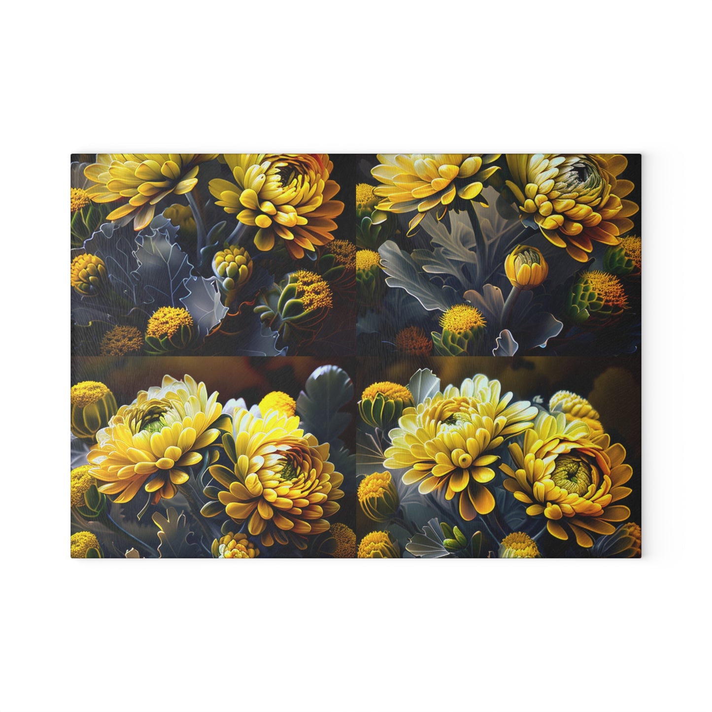 Glass Cutting Board Yellow Hermosas Flores Amarillas 5