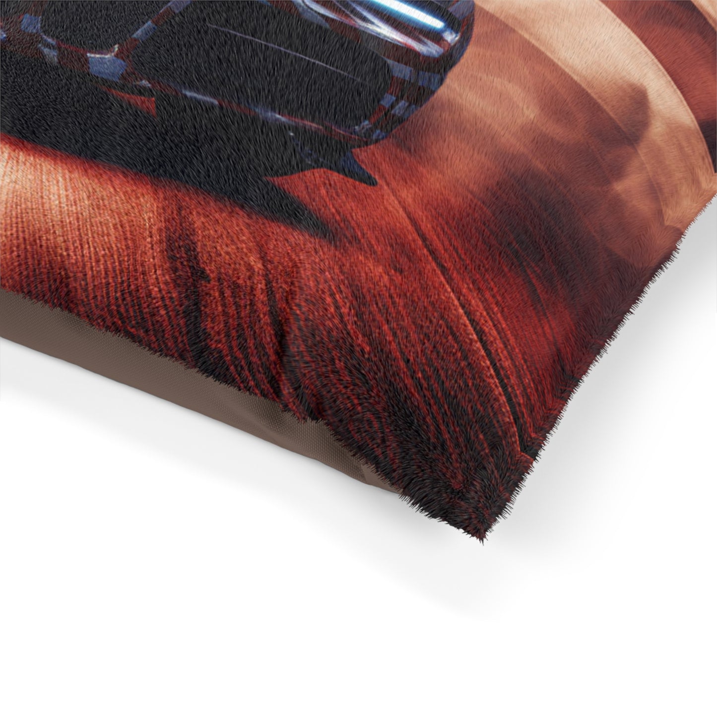 Pet Bed Abstract American Flag Background Bugatti 2