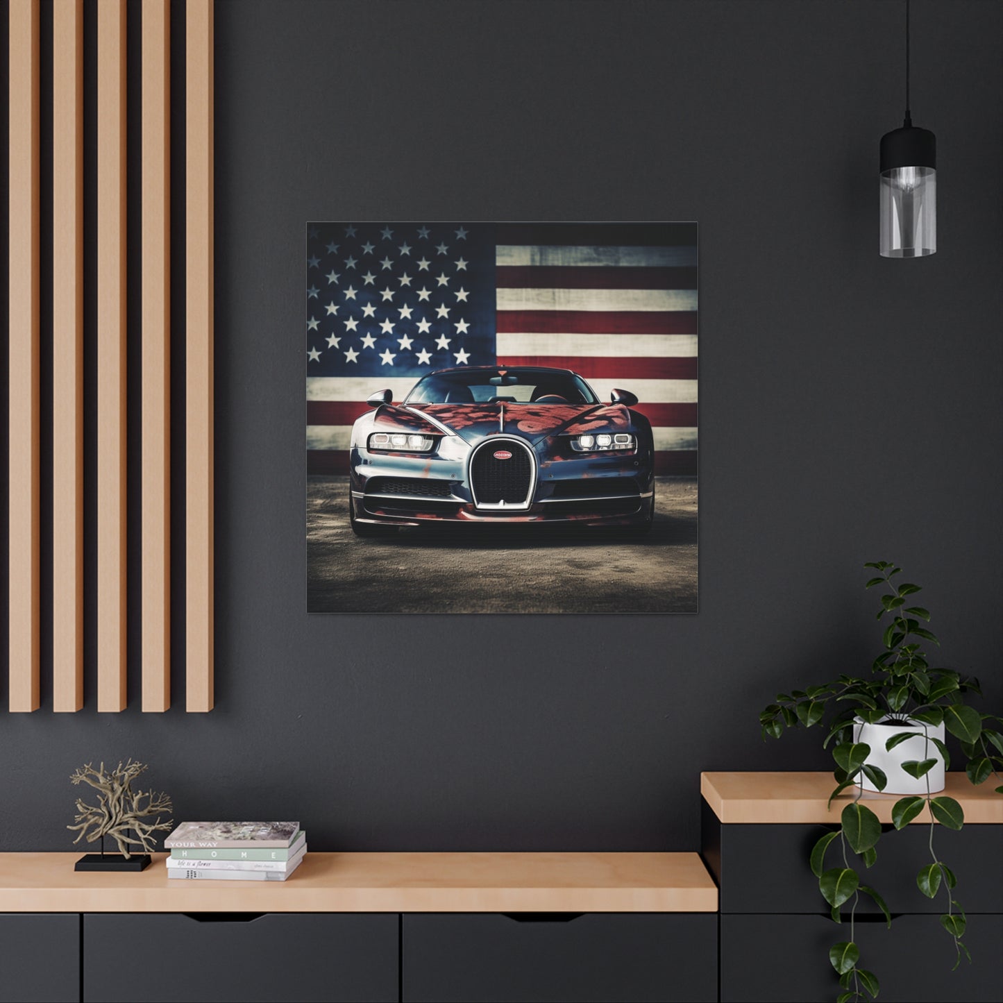 Canvas Gallery Wraps Bugatti Flag 3