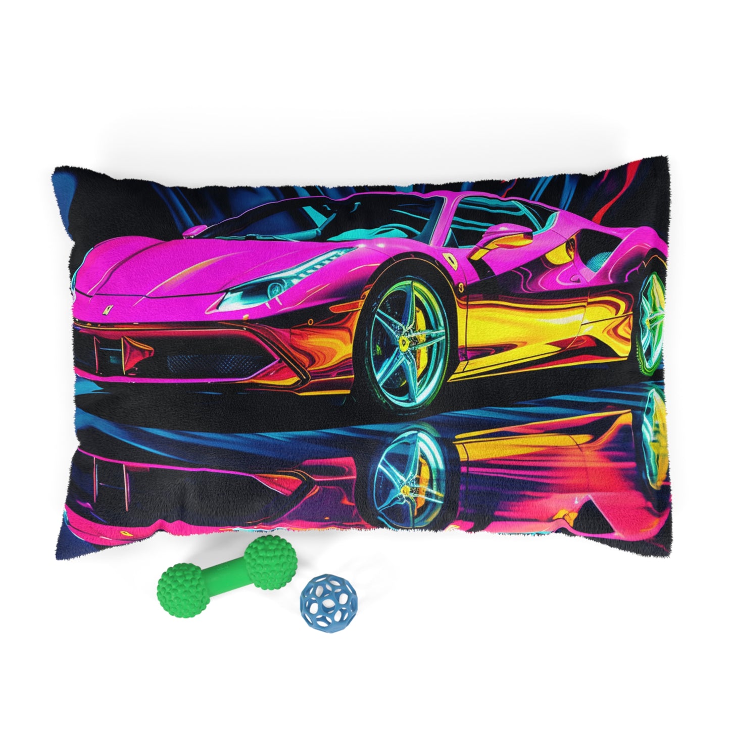 Pet Bed Pink Macro Ferrari 3