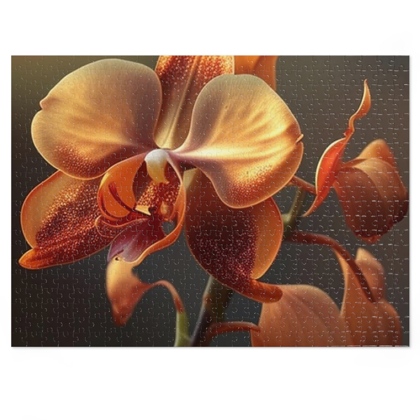 Jigsaw Puzzle (30, 110, 252, 500,1000-Piece) Orange Orchid 1