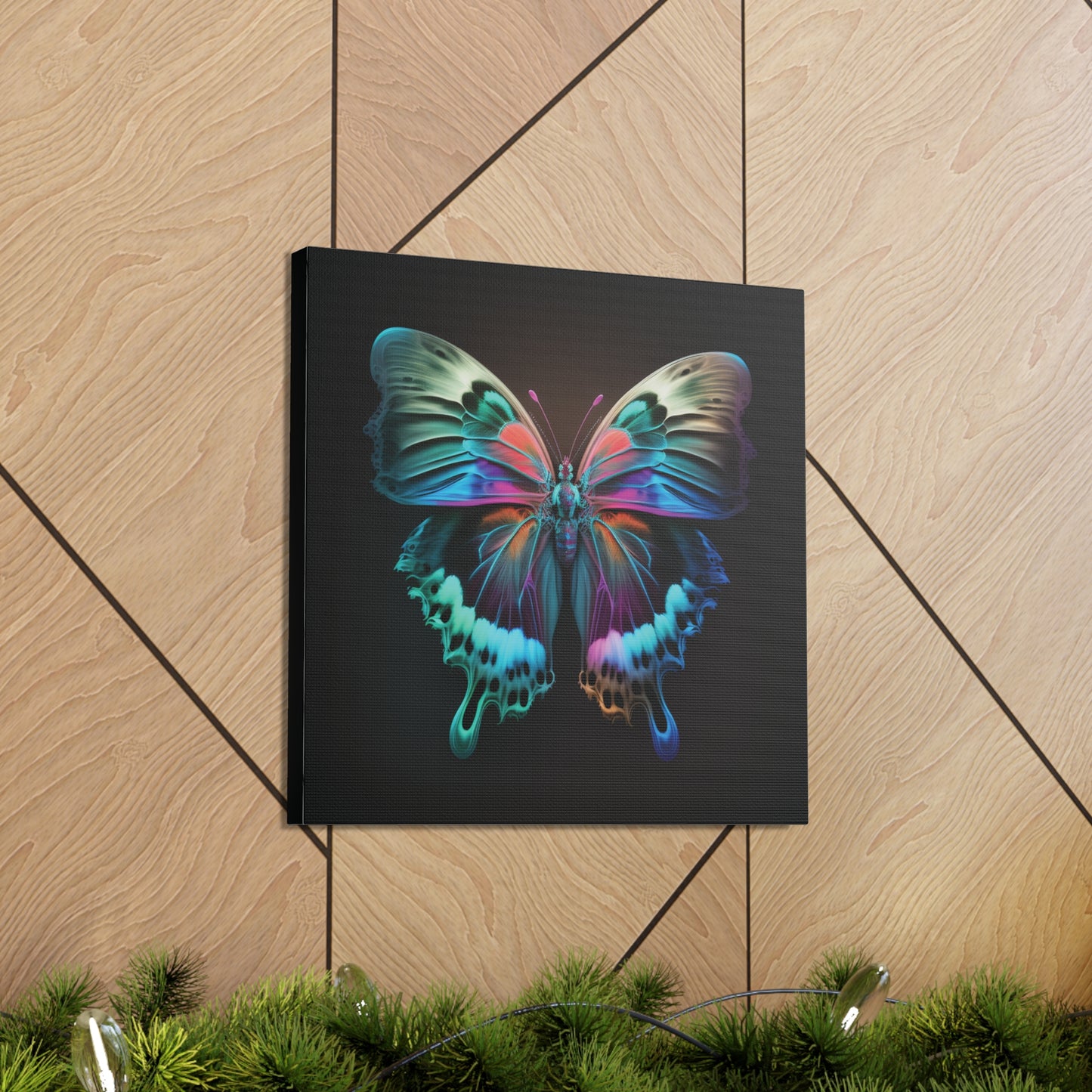 Canvas Gallery Wraps Raw Hyper Color Butterfly 2